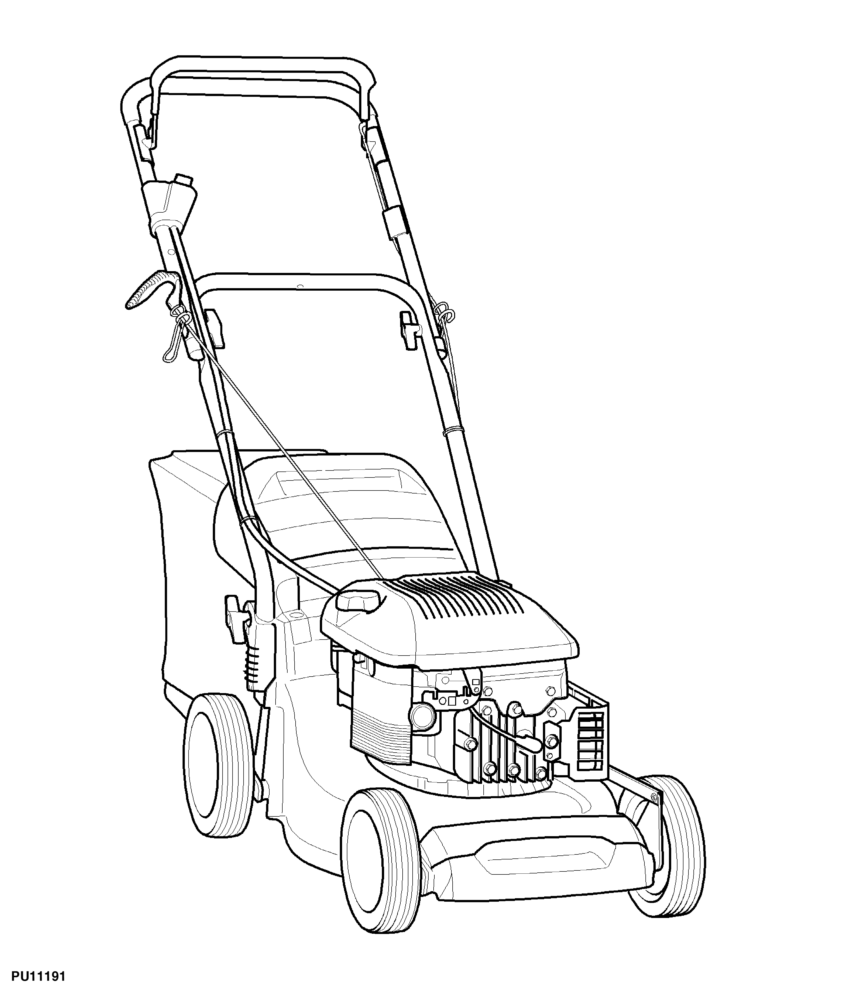 43CM Walk-Behind Mower, 4-Cycle Engine, 43-COMPACT E (SA1461, SA1861, SA201119)