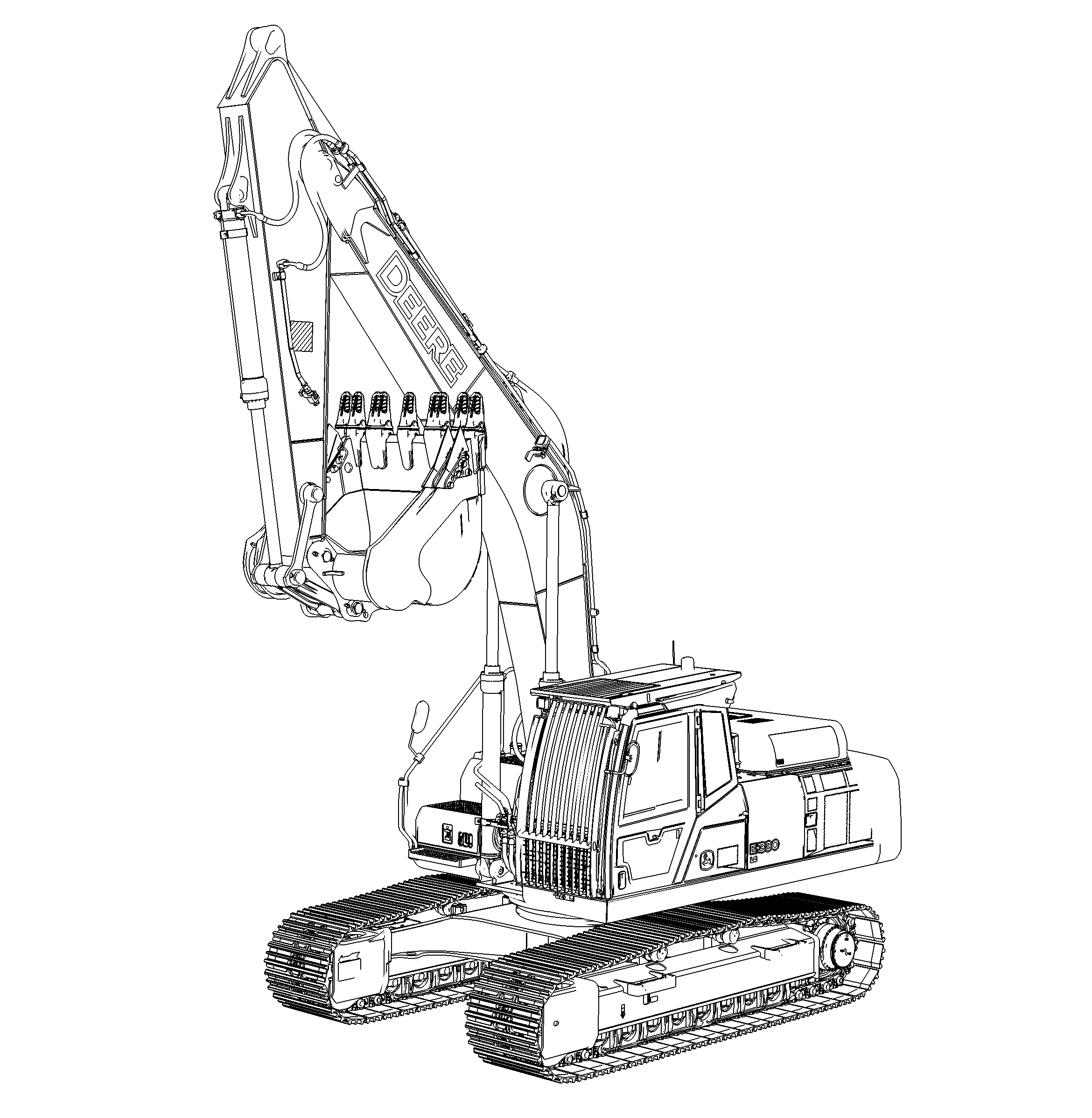 E330LC Excavator (PIN:1YNE33AL_ _C600002- )(PIN:1YNE33AL_ _D600025- )(Engine: 6090HT009, 6090HT007)