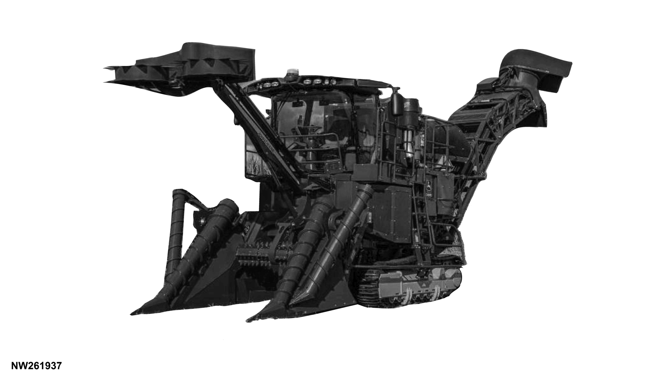 CH670 (Track) Sugarcane Harvester (Engine: 6090HNW02, 6090HNW04) South America Edition