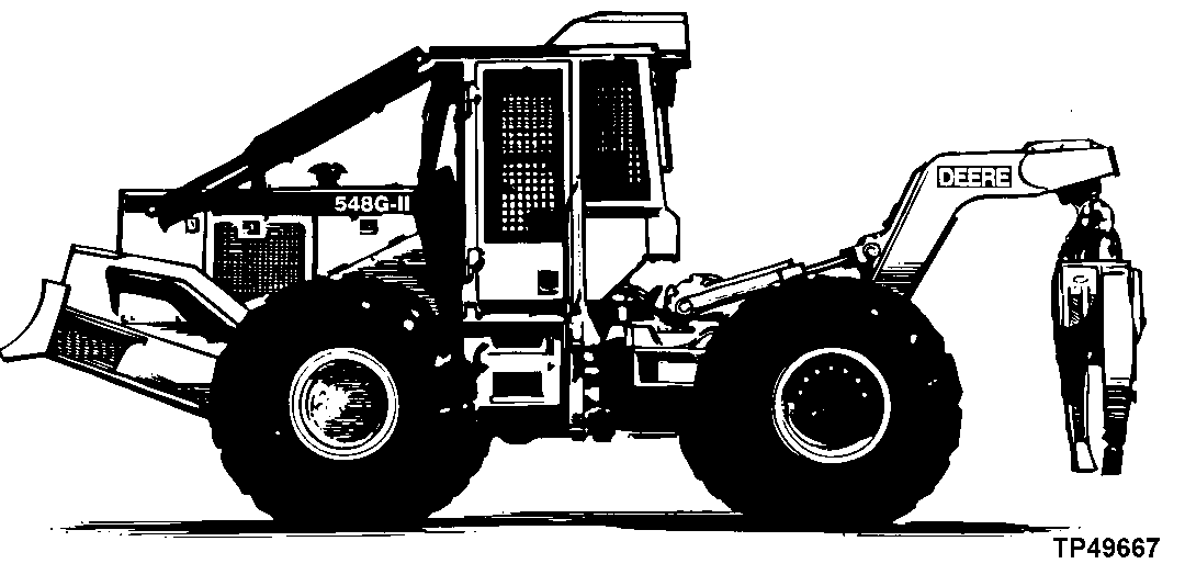 540G-II Skidder and 548G-II Grapple Skidder (S.N. 565685-576602)