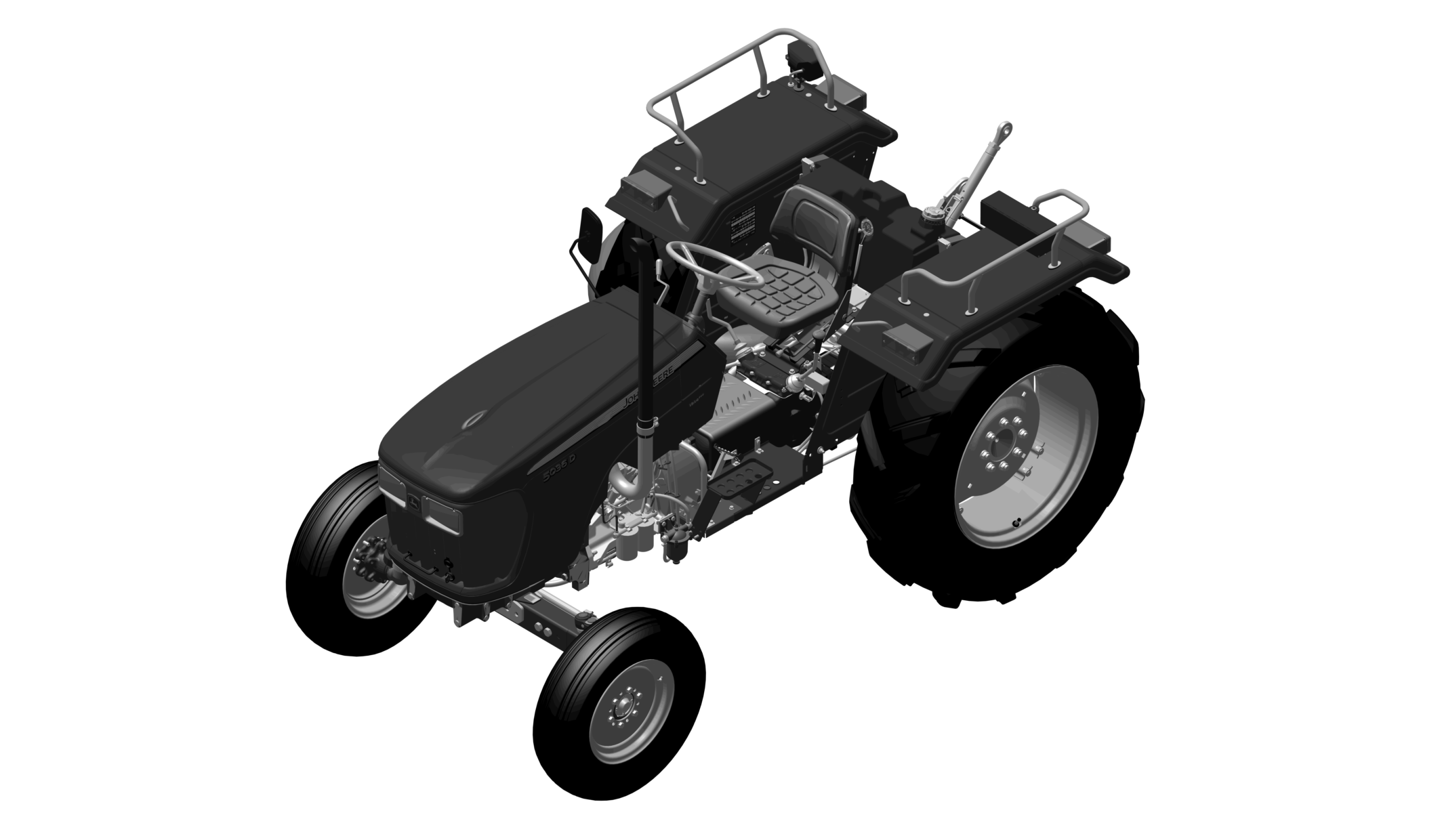 5036D Tractor (TREM IIIA Engine)(India and Asia Edition)