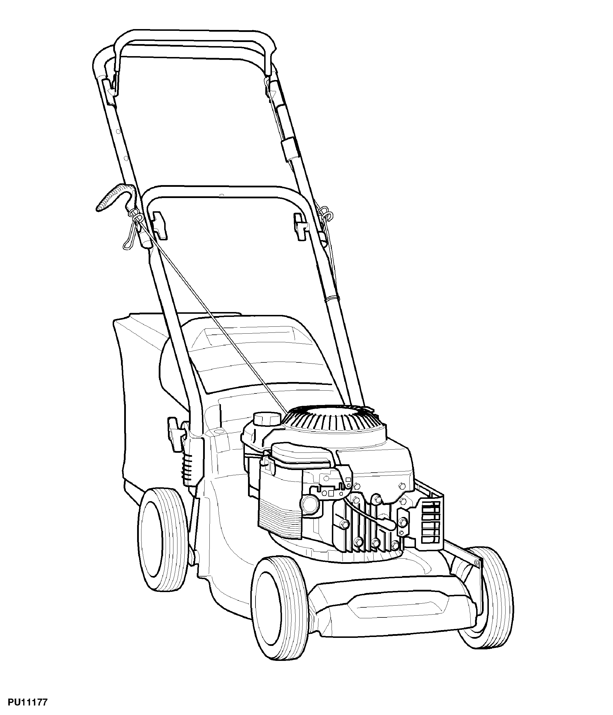 43CM Walk-Behind Mower, 4-Cycle Engine, 43-COMPACT (SA1460)