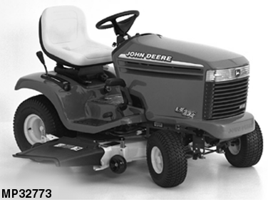 LX289 Lawn Tractor, Mower Deck and MCS