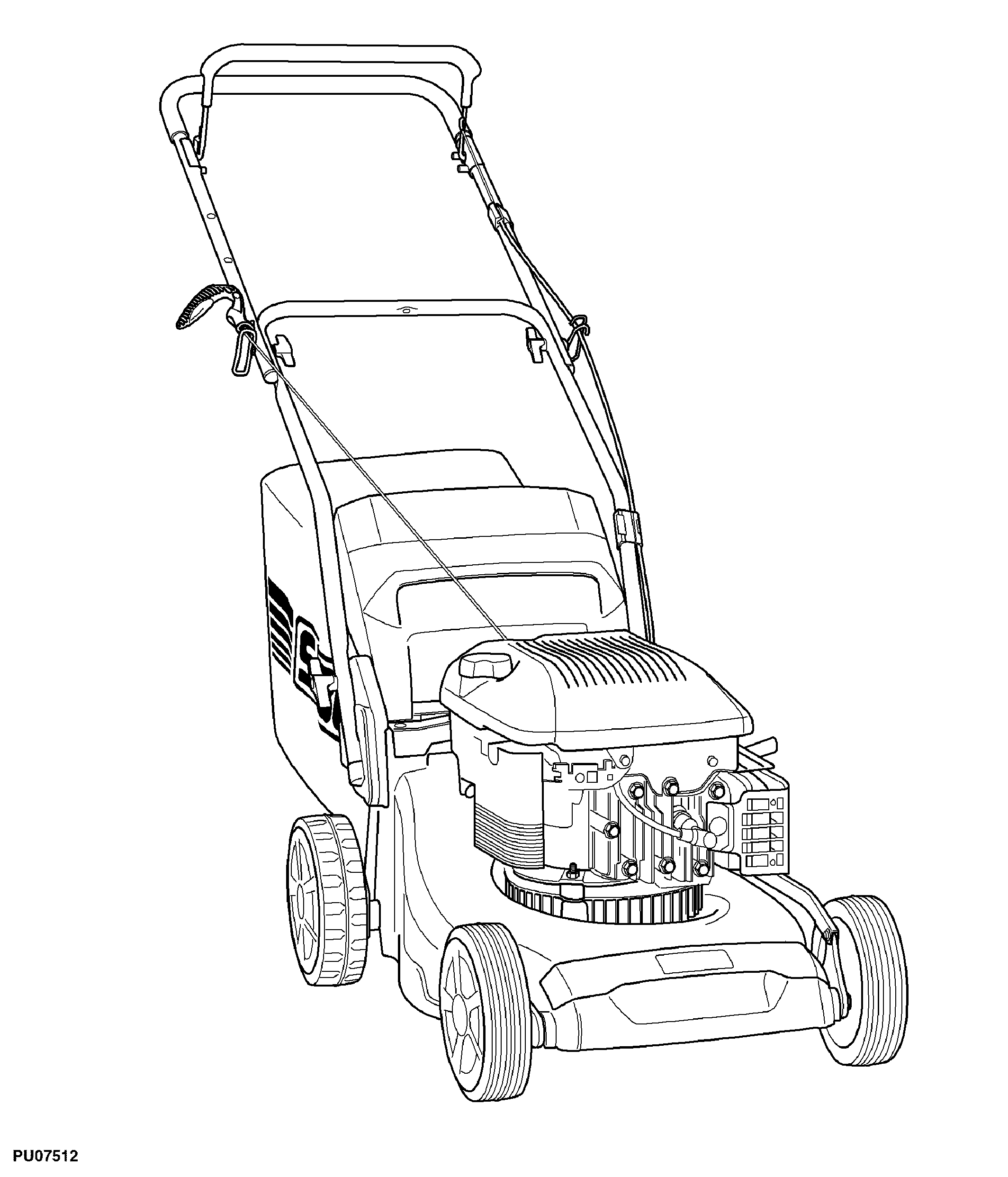 47CM Walk-Behind Mower, 4-Cycle Engine, 47-ECONOMY (SA1273)