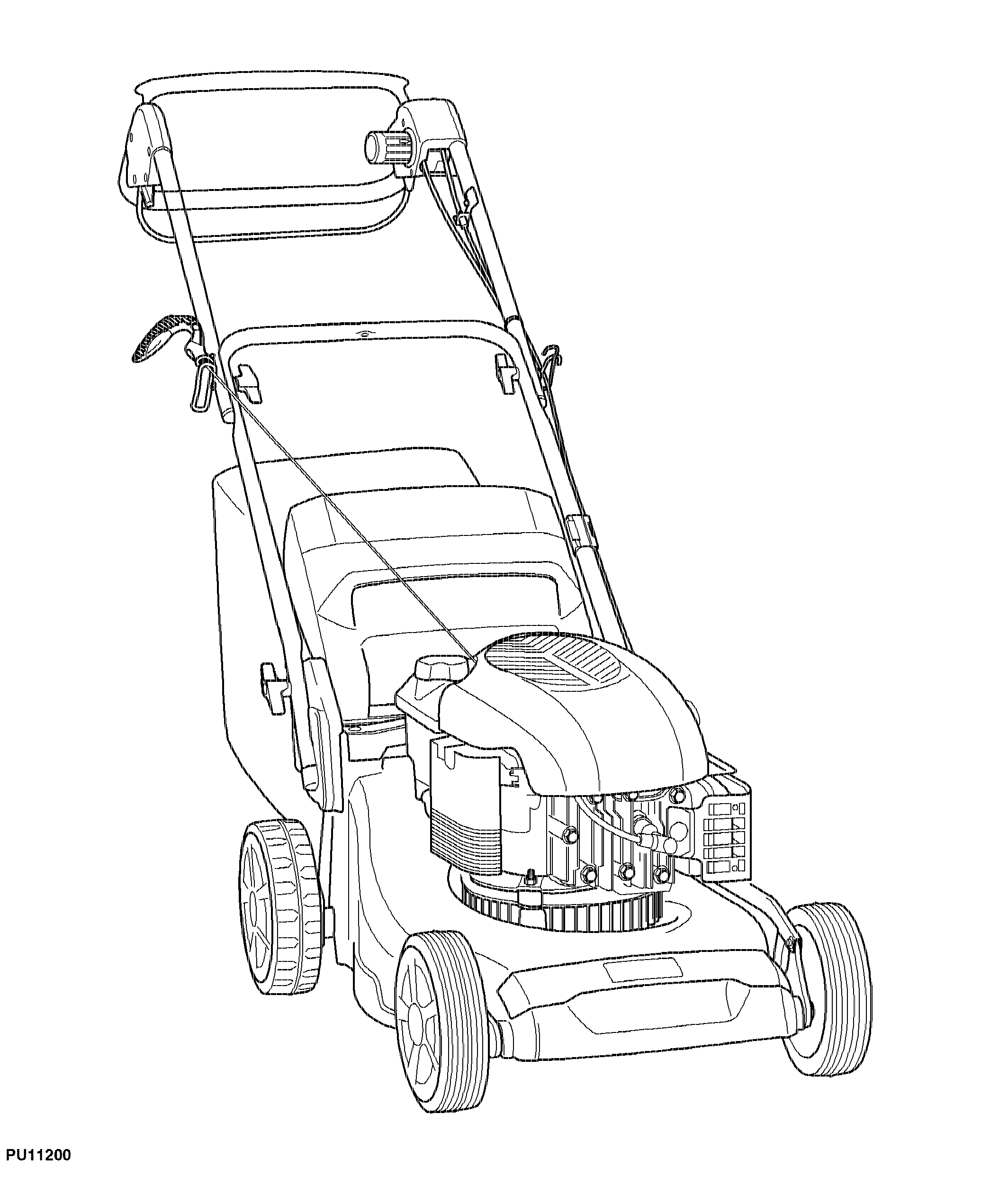 43CM Walk-Behind Mower, 4-Cycle Engine, R43V (SA1470, SA1867, SA226019, SA226020)