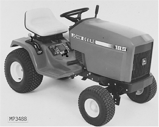 185 Lawn Tractor (with 38-Inch or 46-Inch Mower Deck)