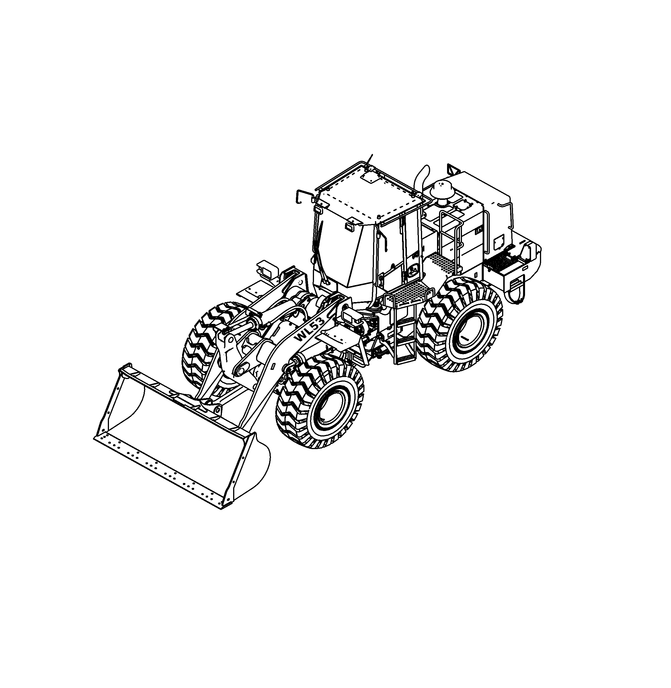 WL53 Loader (PIN: 1YNWL53_ _ _D100008- )(Engine 6068HYN04)