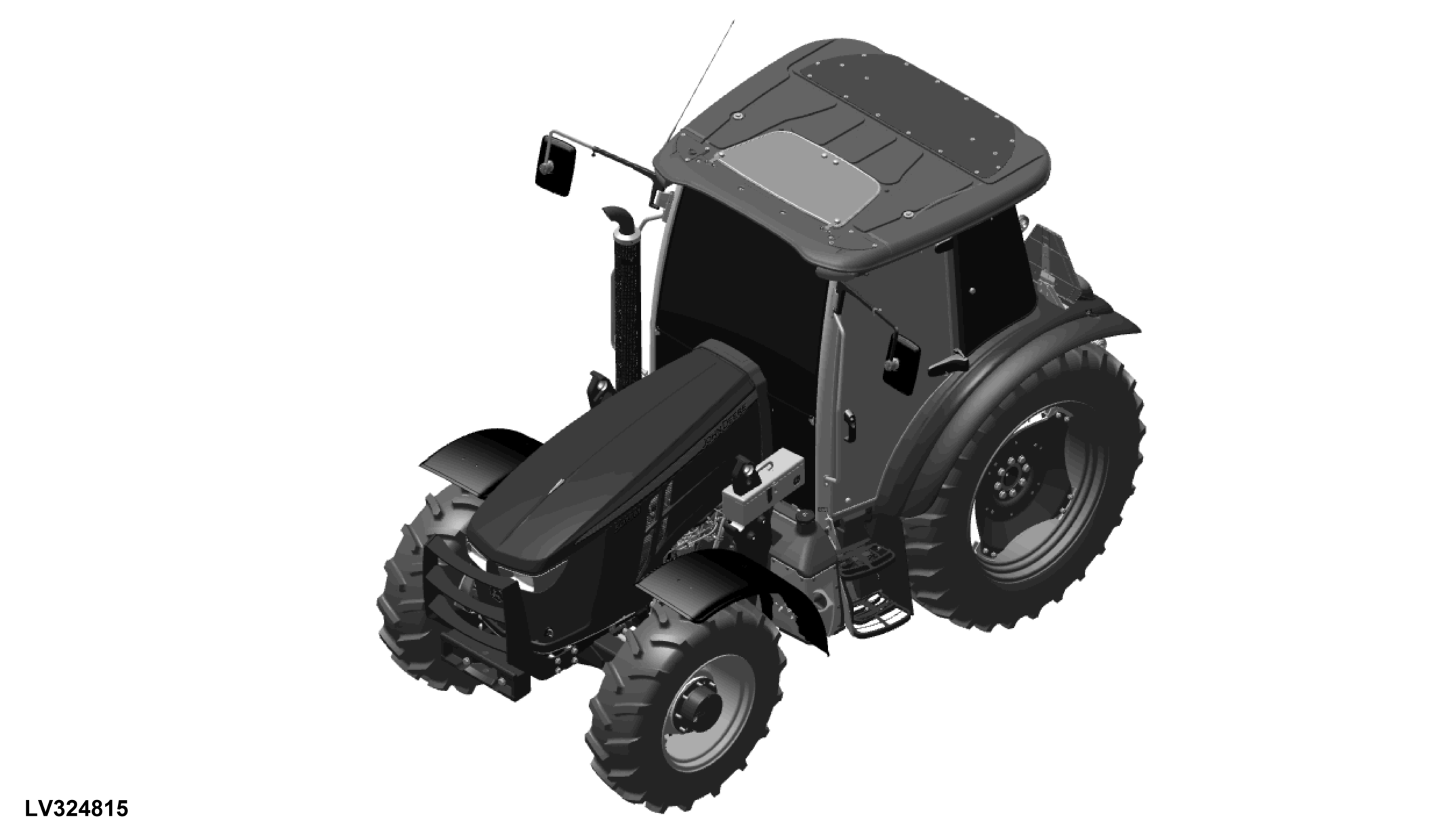 5090M Tractor, OOS (1LV5090MHJ100001- ), Cab (1LV5090MHJ400001- )(North America Edition)