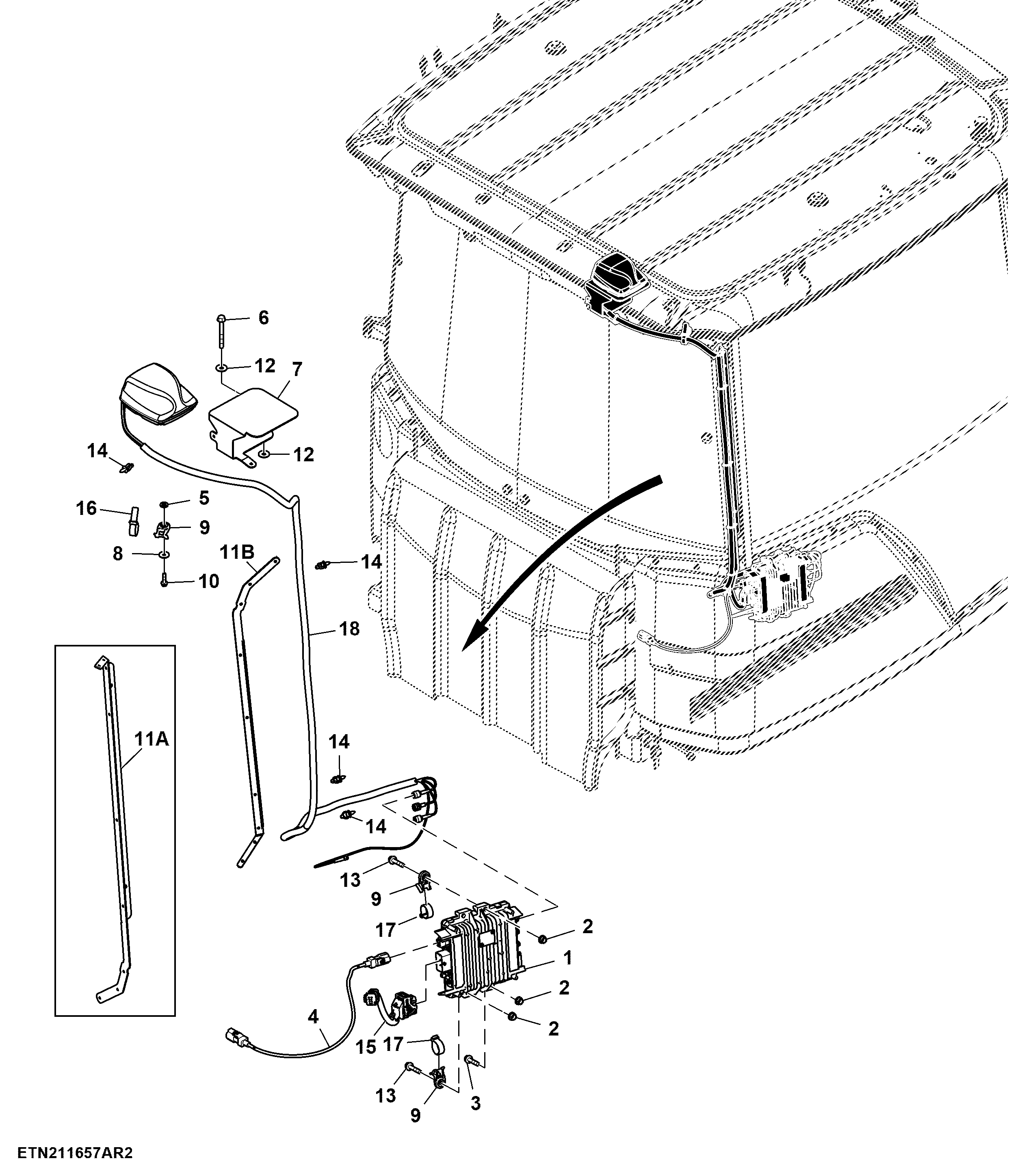 Antenna and Electronic Control Unit, Modular Telematics Gateway