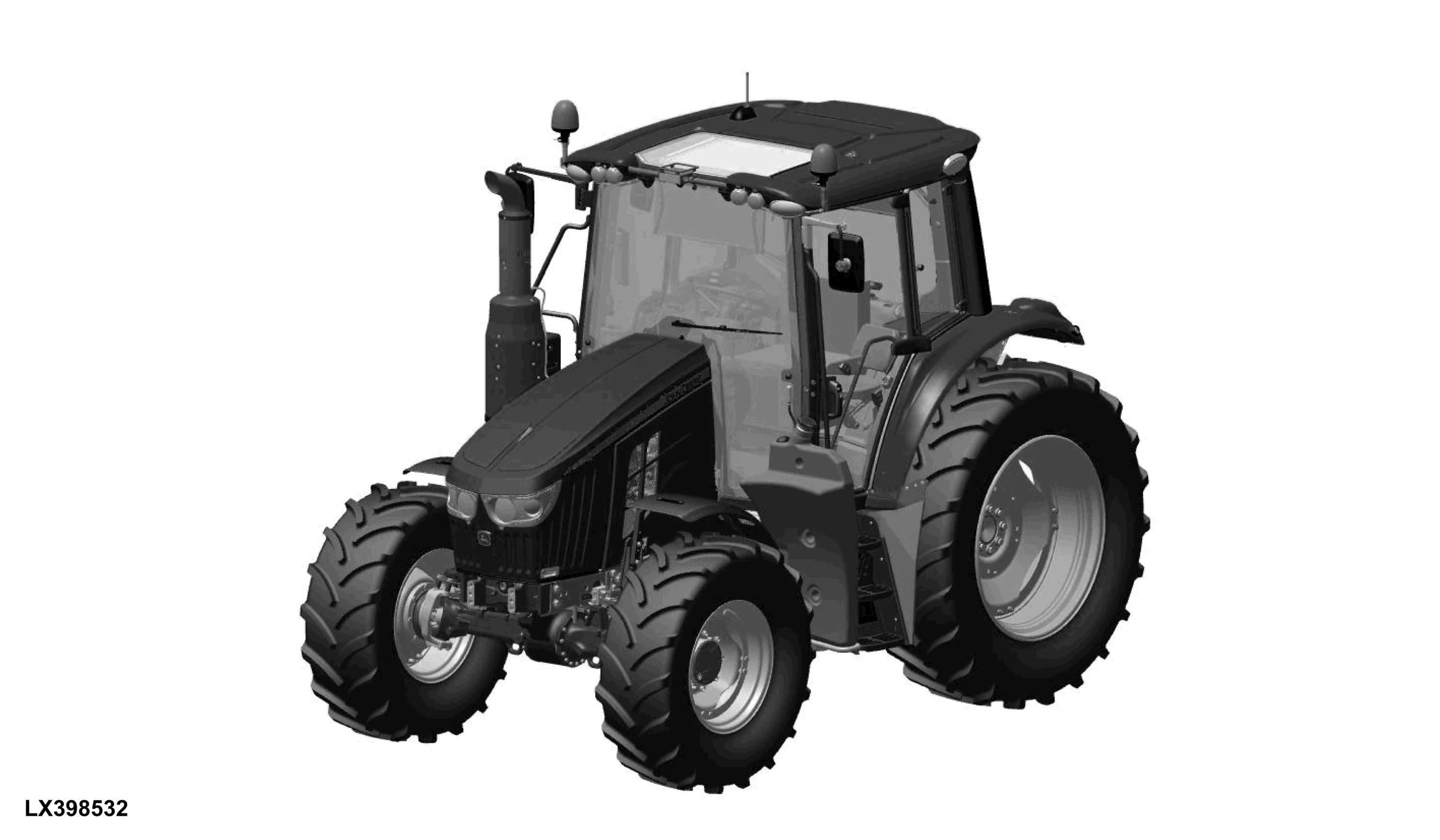 6140M Tractor (North America Edition, Engine SN: 4045UXXXXXX)(Final Tier 4)(MY20- )