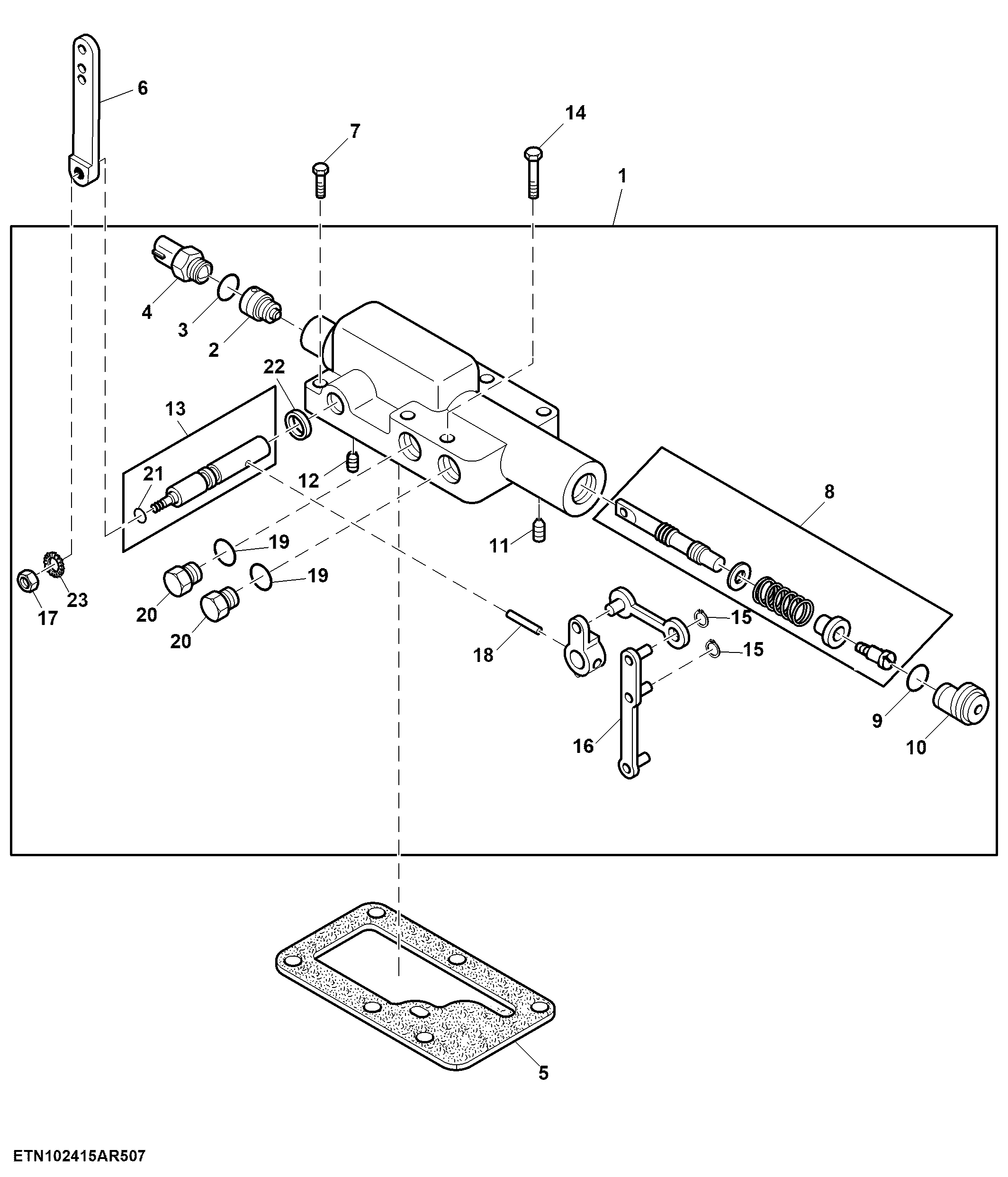 Hydrostatic Drive Displacement Control Valve