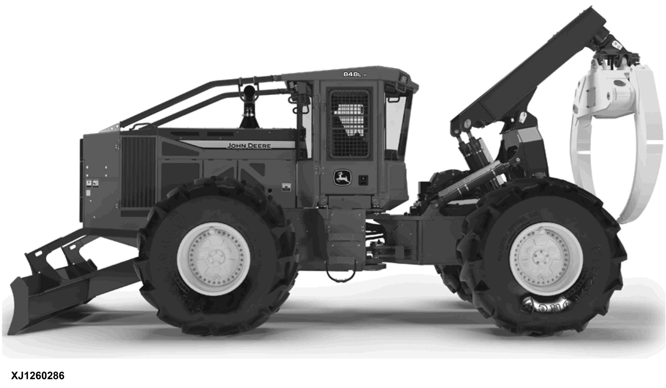 848L-II Skidder (PIN: 1DW848L_ _ _C690814- , 1DW848L_ _ _D690814- )