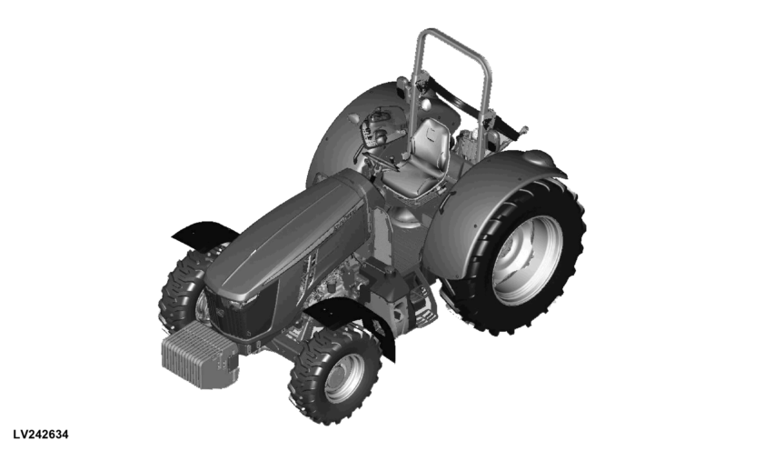 5100ML Tractor (Engine 4045HLV72, Final Tier 4)(North American Edition)