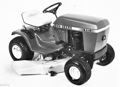108, 111, 111H and 112L Lawn Tractors (with 30-Inch & 38-Inch Mower Deck)