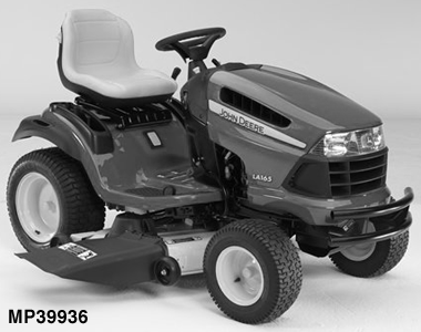 LA165 Tractor (100 Series) with 48-Inch Mower Deck
