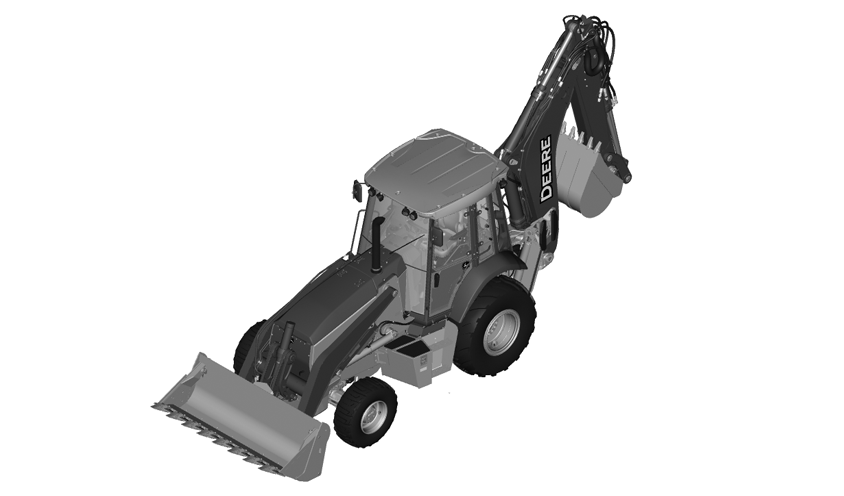 710L Backhoe Loader (PIN: 1T0710LX_ _F390996- )