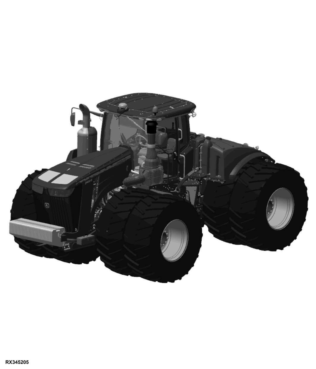 9370R Tractor (S.N. 015000- )(Worldwide Edition)