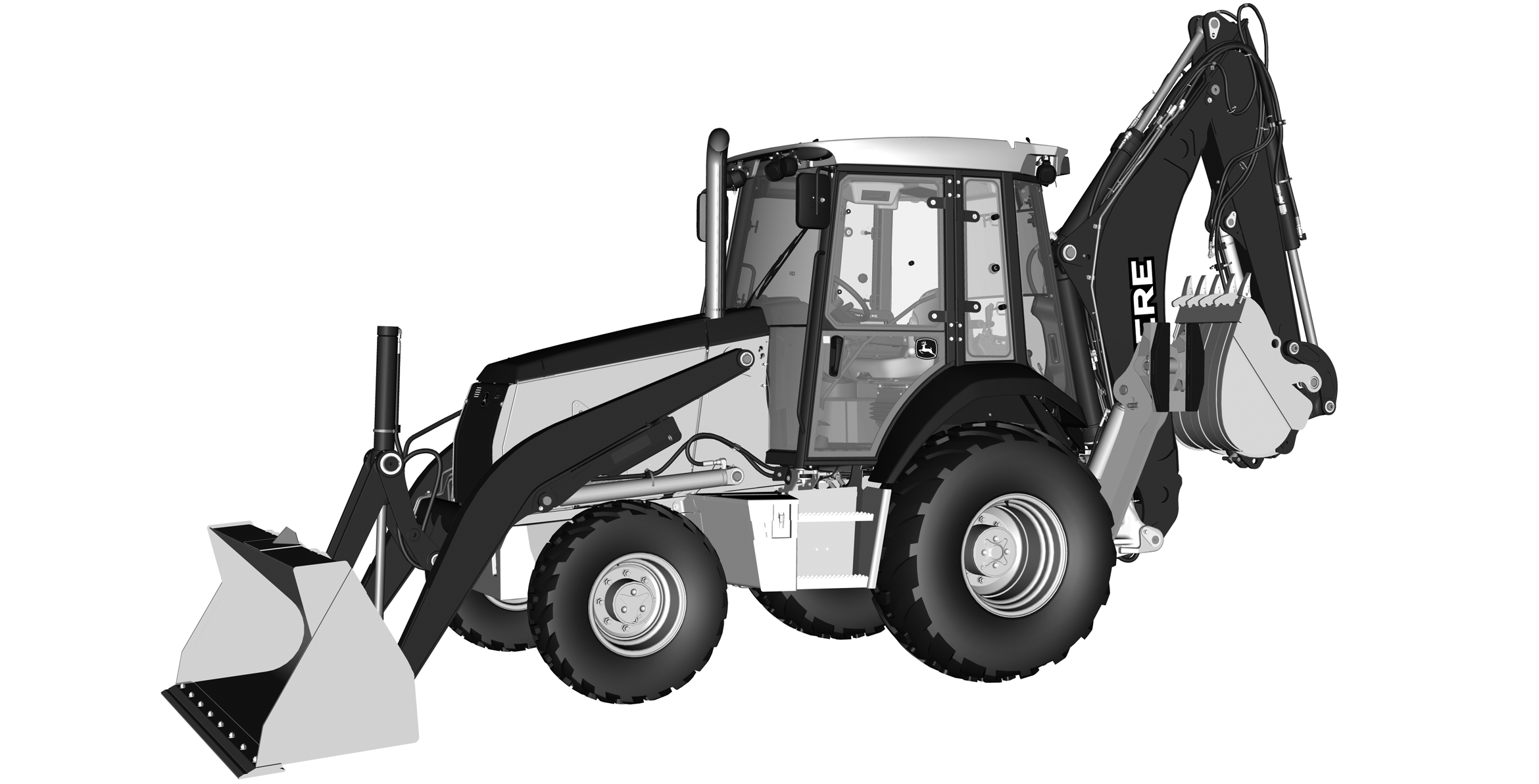410K TC (TMC) Backhoe Loader (Engine 4045HT063, 4045HT073)(PIN: 1T0410TK_ _E219607 - E268557)