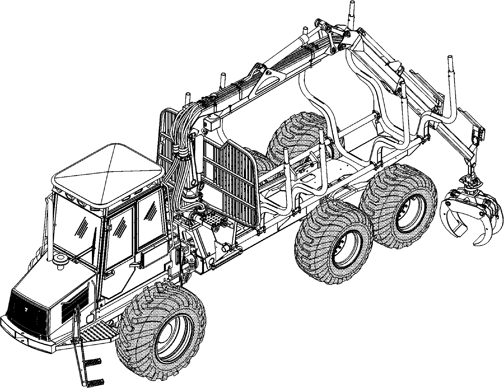 1010D Forwarder (S.N. 004001- ), Tier 3, Engine 4045HTJ85