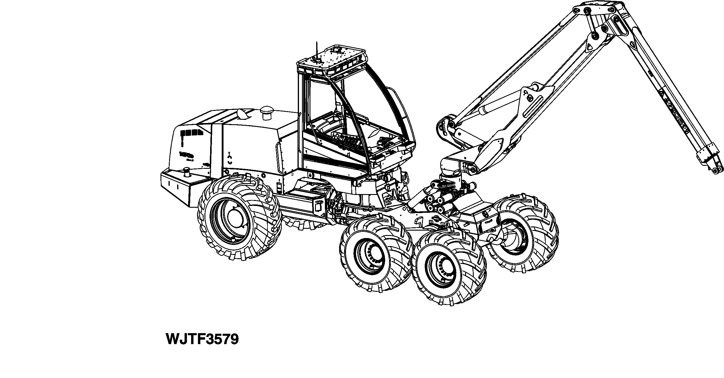1470D Wheeled Harvester (S.N. 001001-), Tier 3, Engine 6090HTJ05