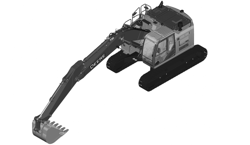 345GLC Excavator (PIN: 1FF345GX_ _F020001- )