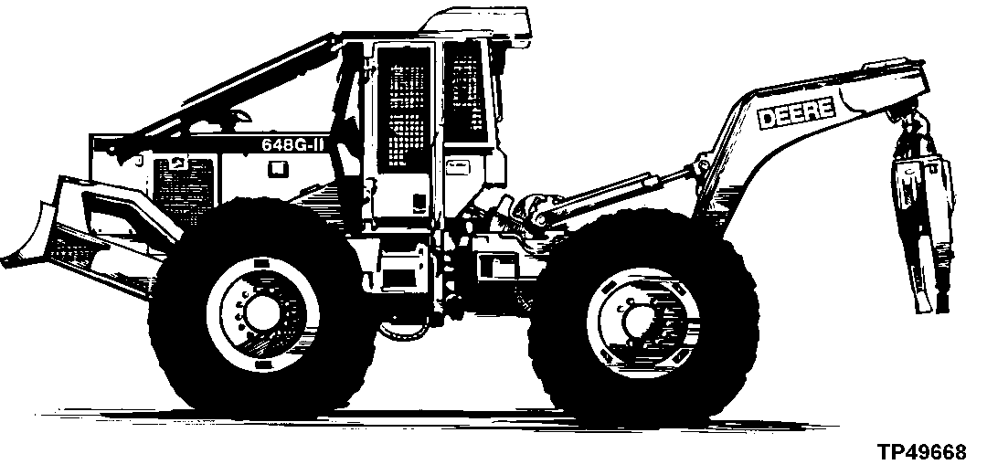 640G-II Skidder and 648G-II Grapple Skidder (S. N. 565685-576602)