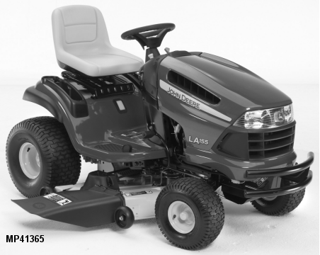 LA155 Tractor (100 Series) with 48-Inch Mower Deck
