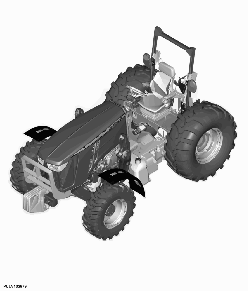 5100ML Tractor (Engine 4045HLV68,4045HLV70)(North American Edition)