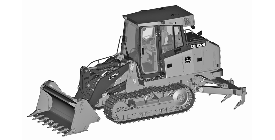 605K Crawler Loader (PIN: 1T0605KX_ _E237629- )