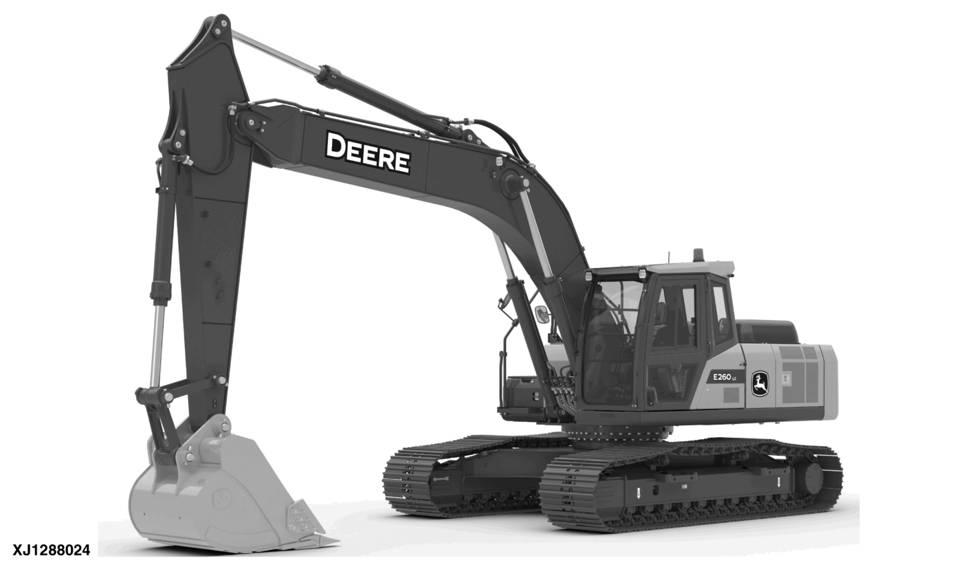 E260 Excavator (PIN: 1YNE26B_ _ _C000001- )(PIN: 1YNE26B_ _ _D000001- )