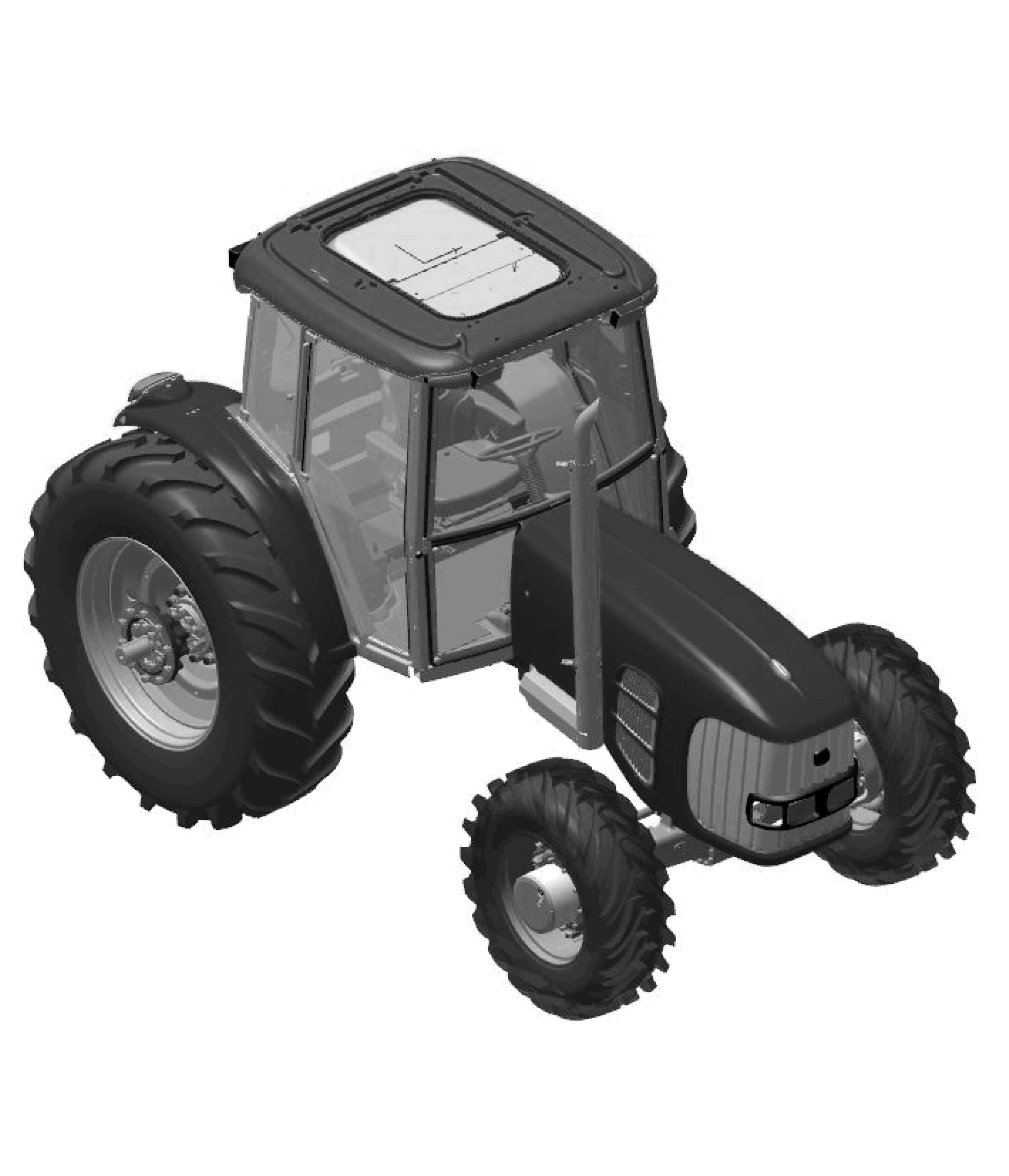 6180J Tractor CKD Argentina (South America Edition)