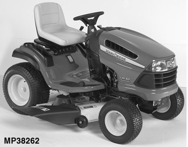 LA130 Tractor (100 Series) with 48-Inch Mower Deck