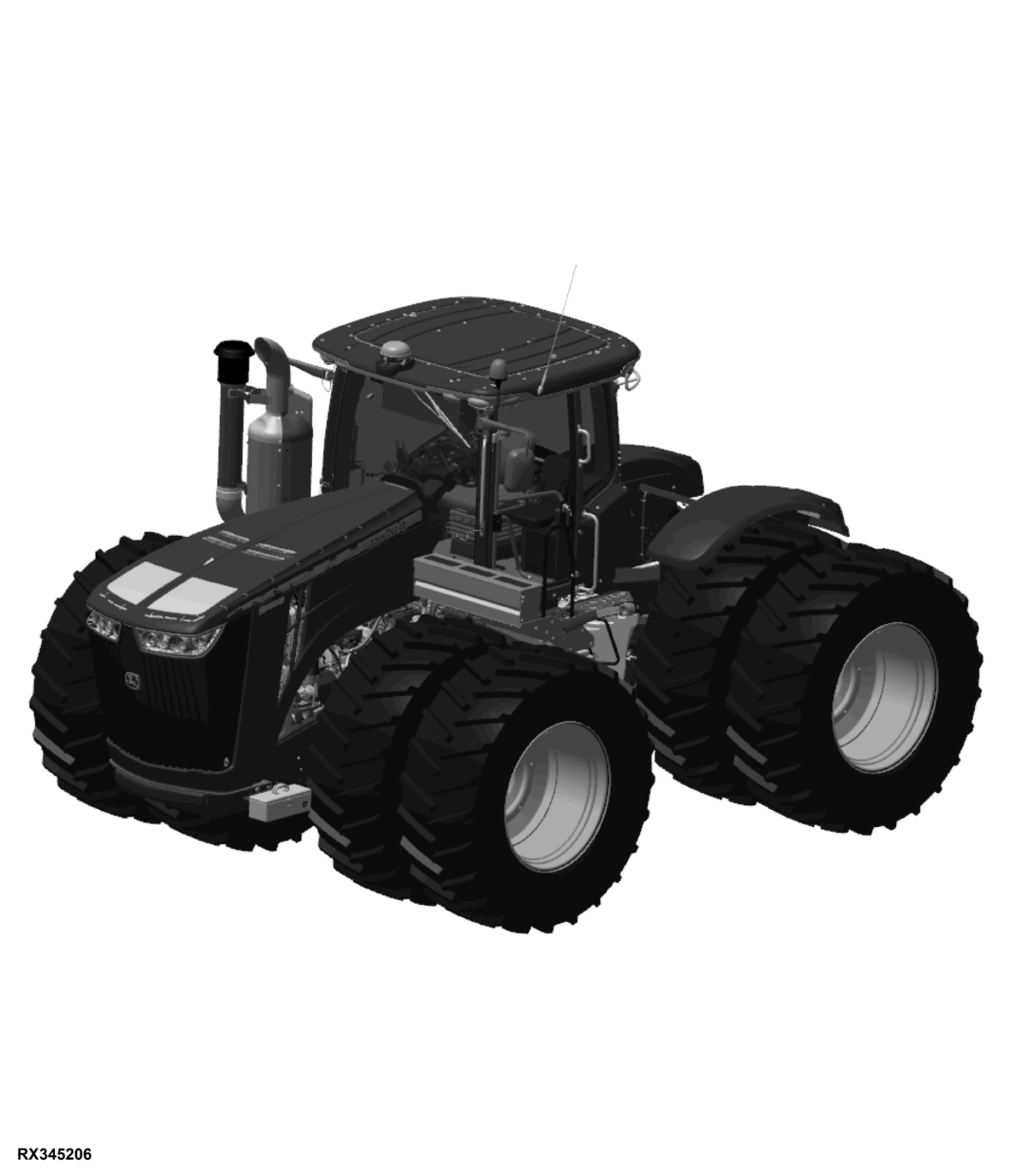 9360R Tractor (S.N. 000101 - 014999)(Worldwide Edition)