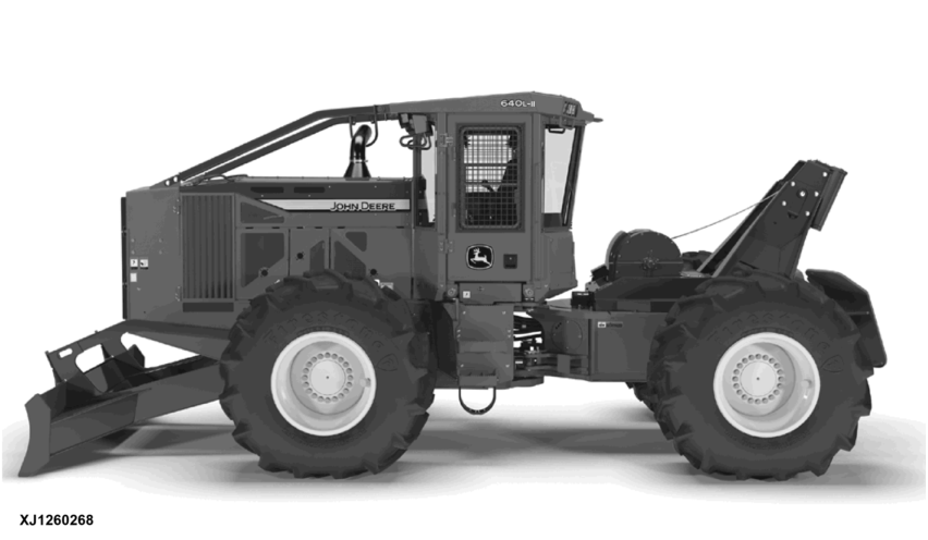 640L-II Skidder (PIN: 1DW640L_ _ _F690814- )