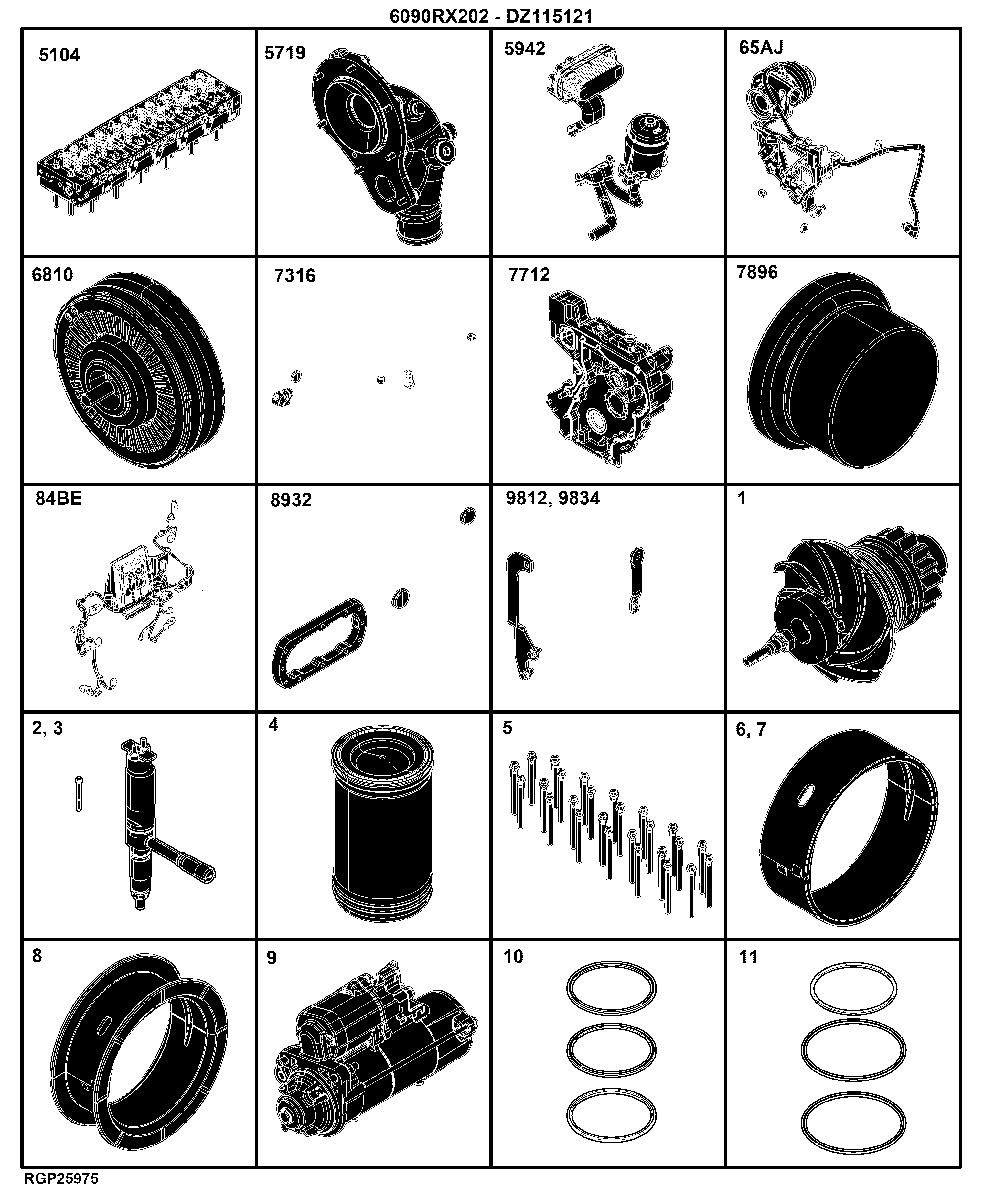 E7 Engine 6090RX202-DZ115121-ETN220190