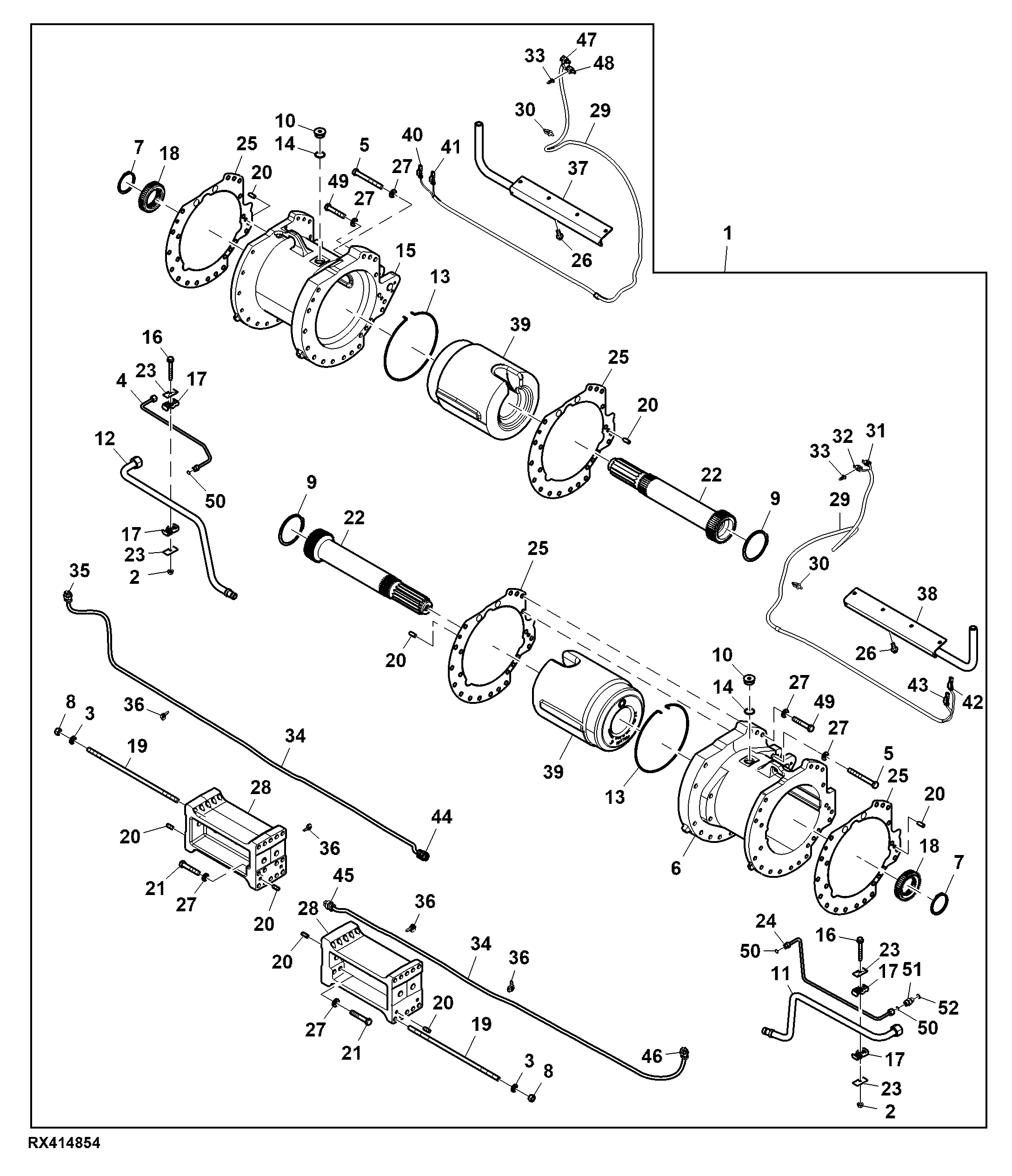 Attachment, Track Conversion Kit, 160” Axle