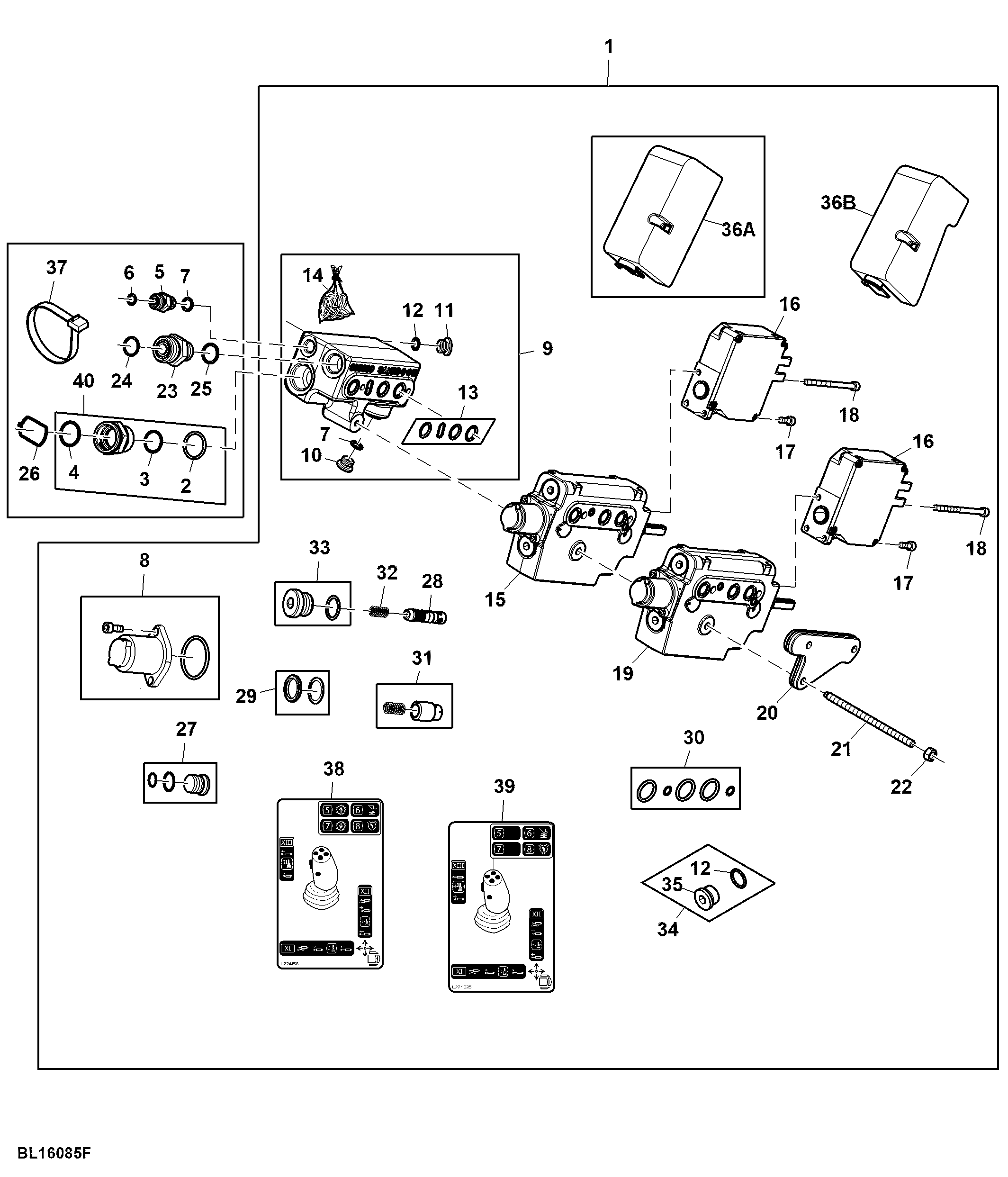 Valve Kit, Electrical Midstack SCV, W/ 2 Functions, Attachment