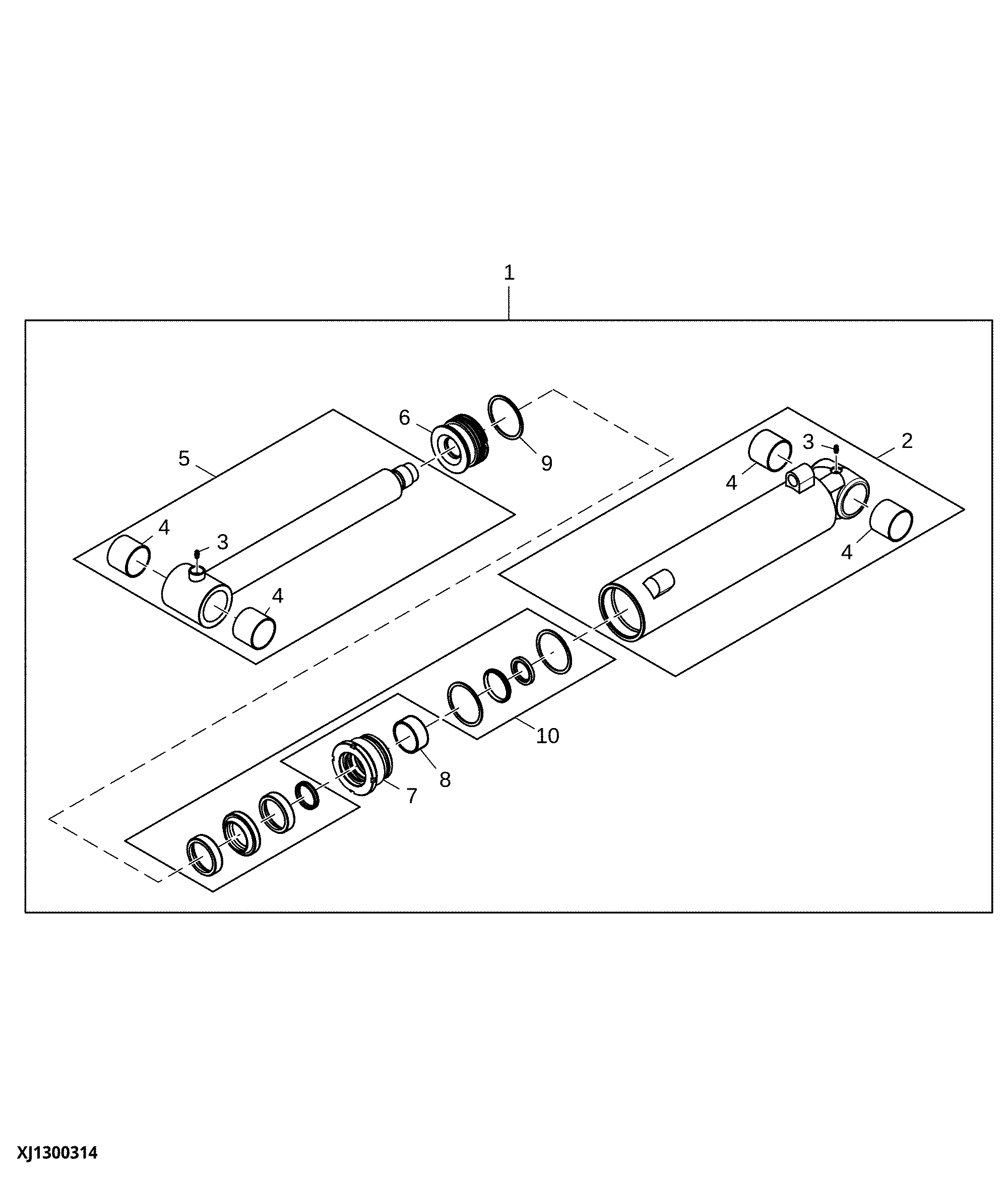 Grapple Cylinder, Hultdins Supergrip II 520S