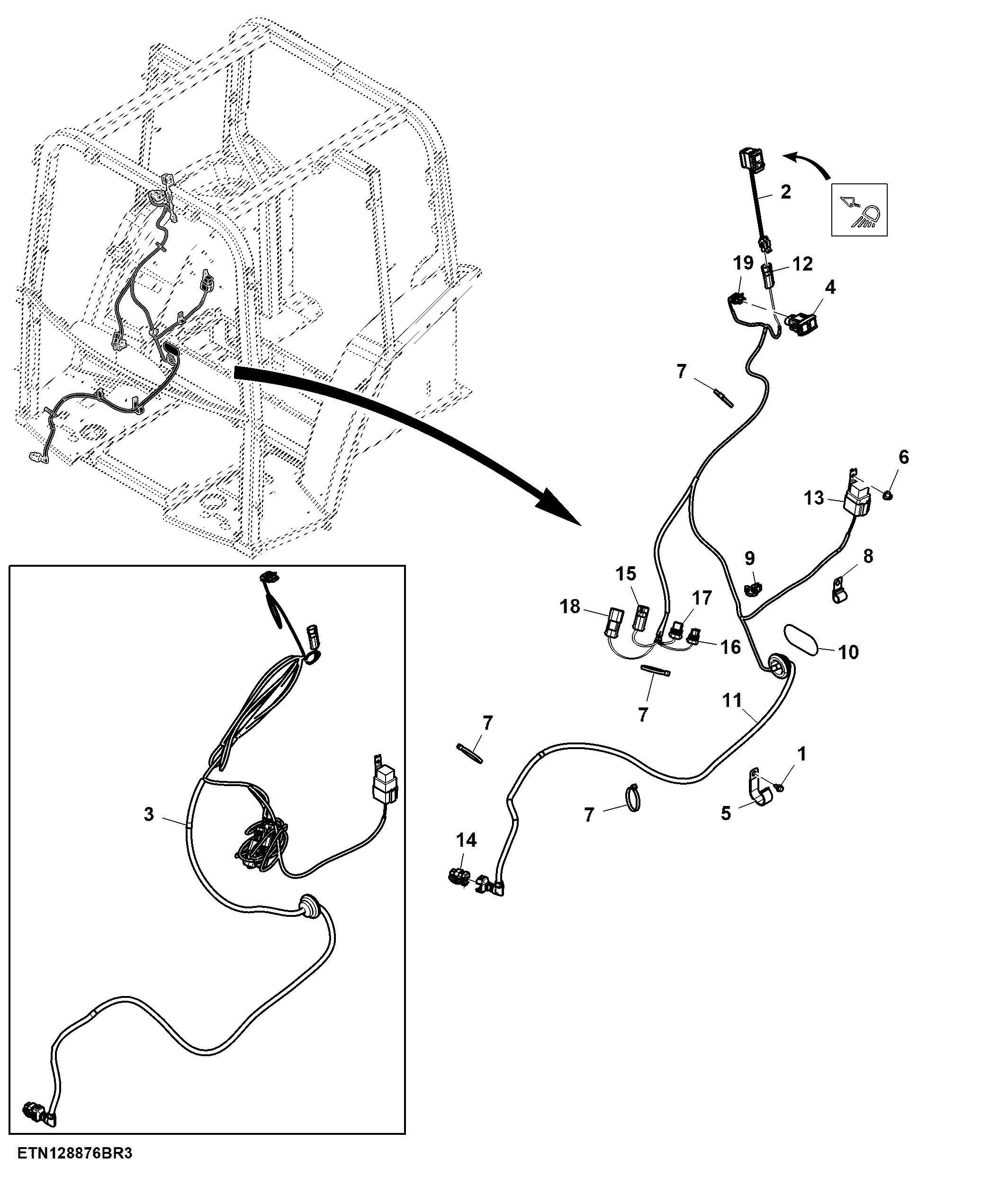 Switch, Loader, W/ Quick Unlatch Function, W/ Loader Lights