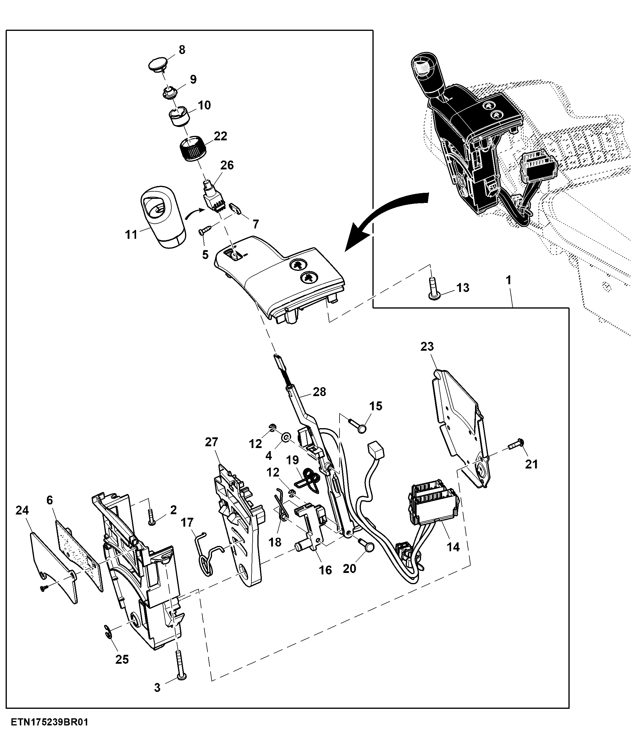 Control, W/ LH Reverser, W/ Park Lights, W/O CommandPRO™, e23™