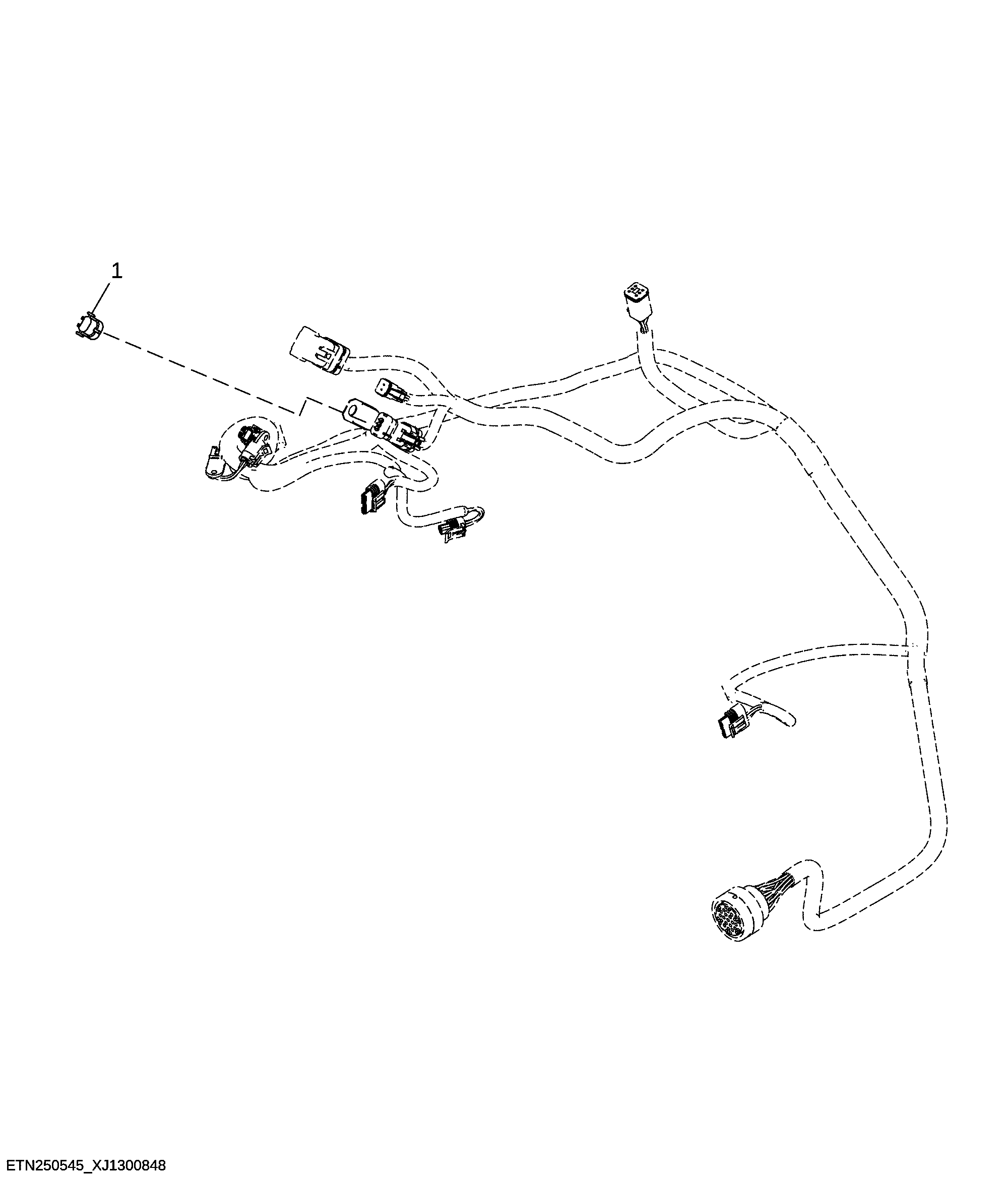 Cab Wiring Harness Plug