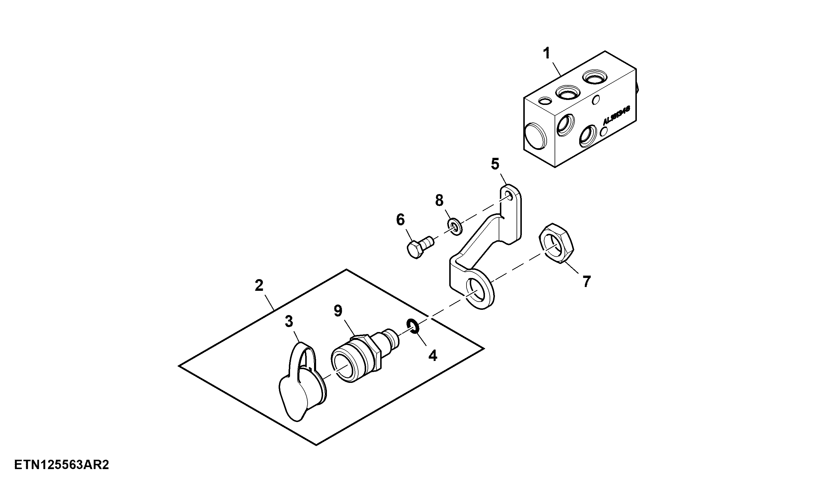 Hydraulic Trailer Brake Valve, Ratio 9.2, W/ PC-Hydraulics