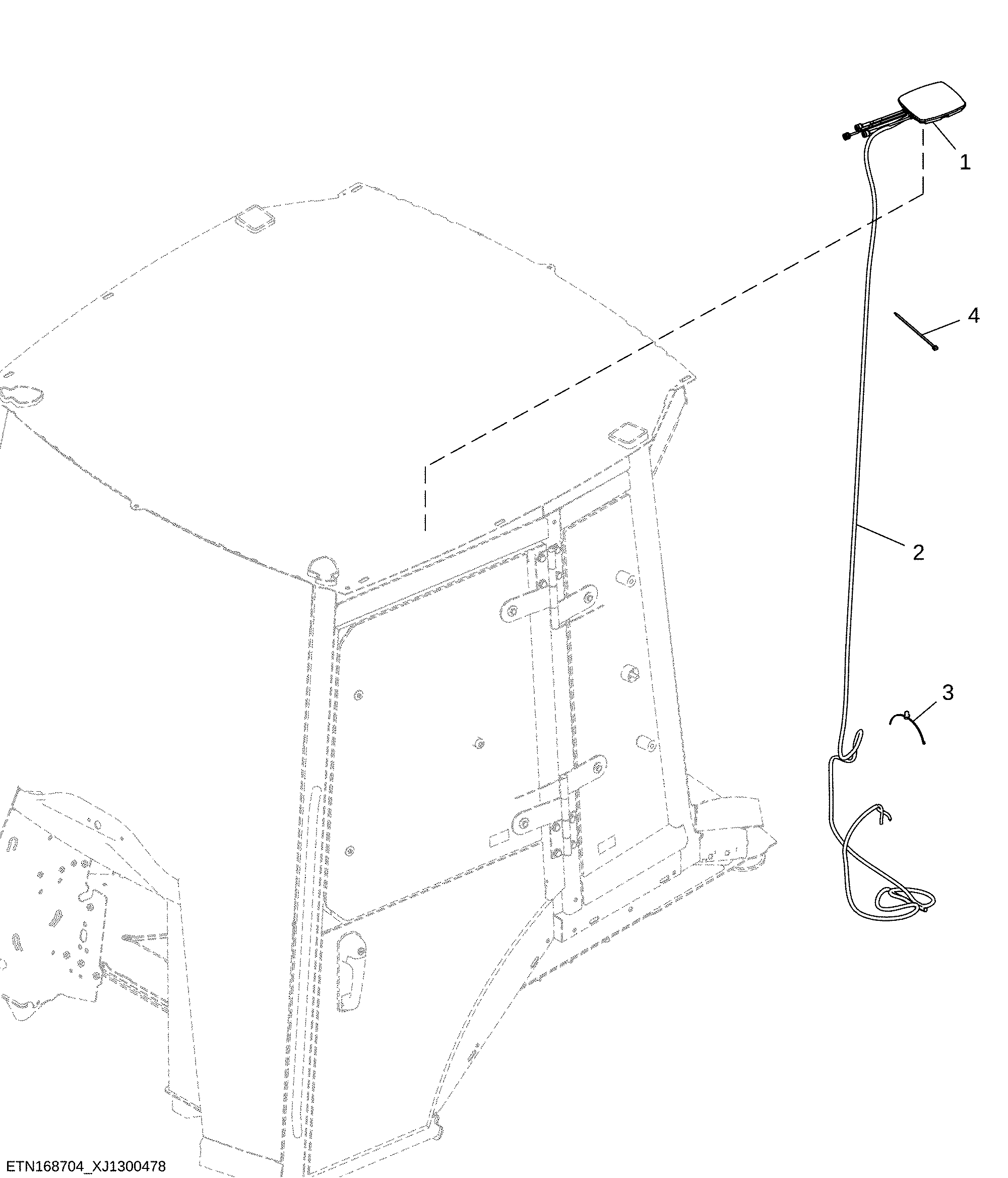 JDLink™ Modular Telematics Gateway (MTG) Antenna 4G