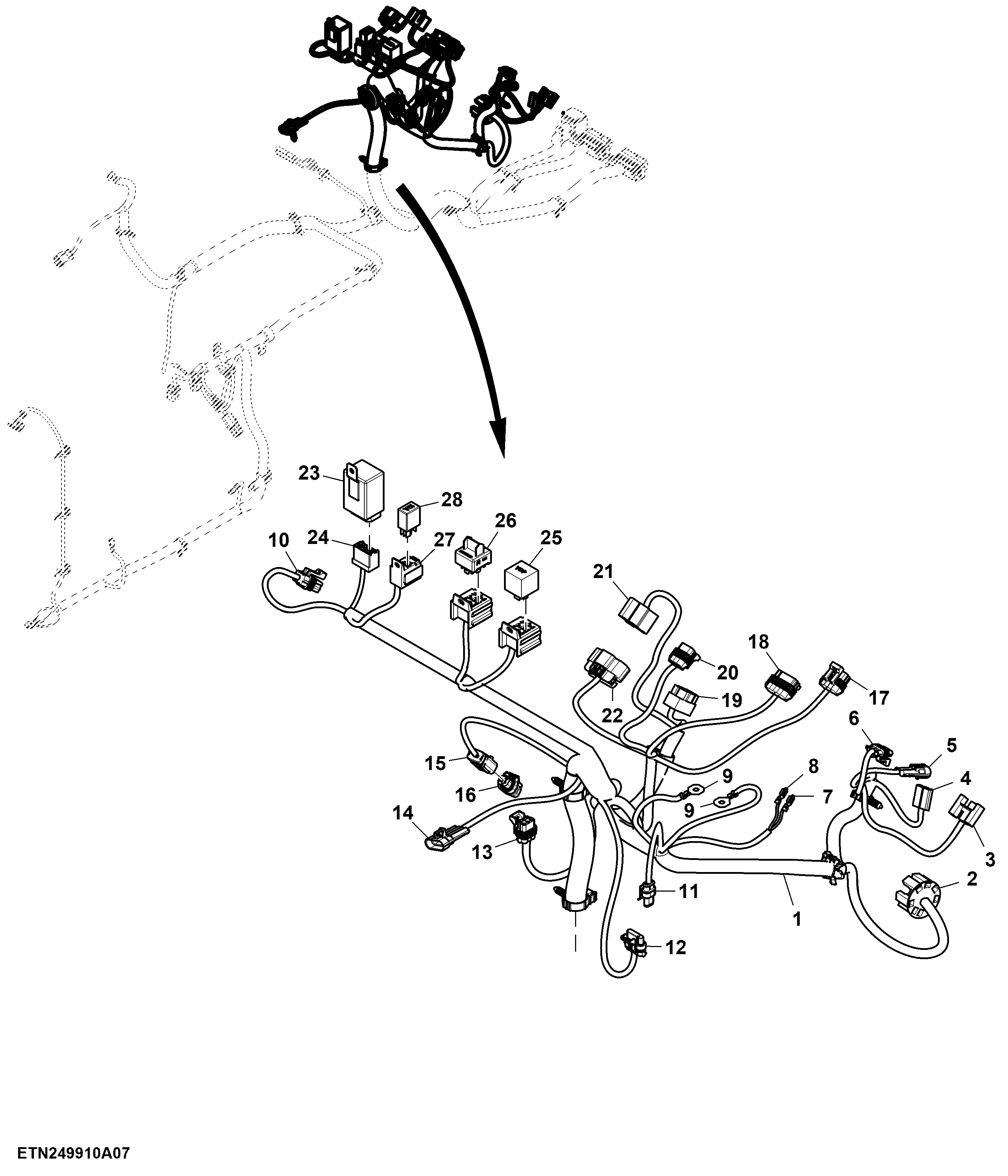 Chassis Wiring Harness, PowrReverser™ (7/7)