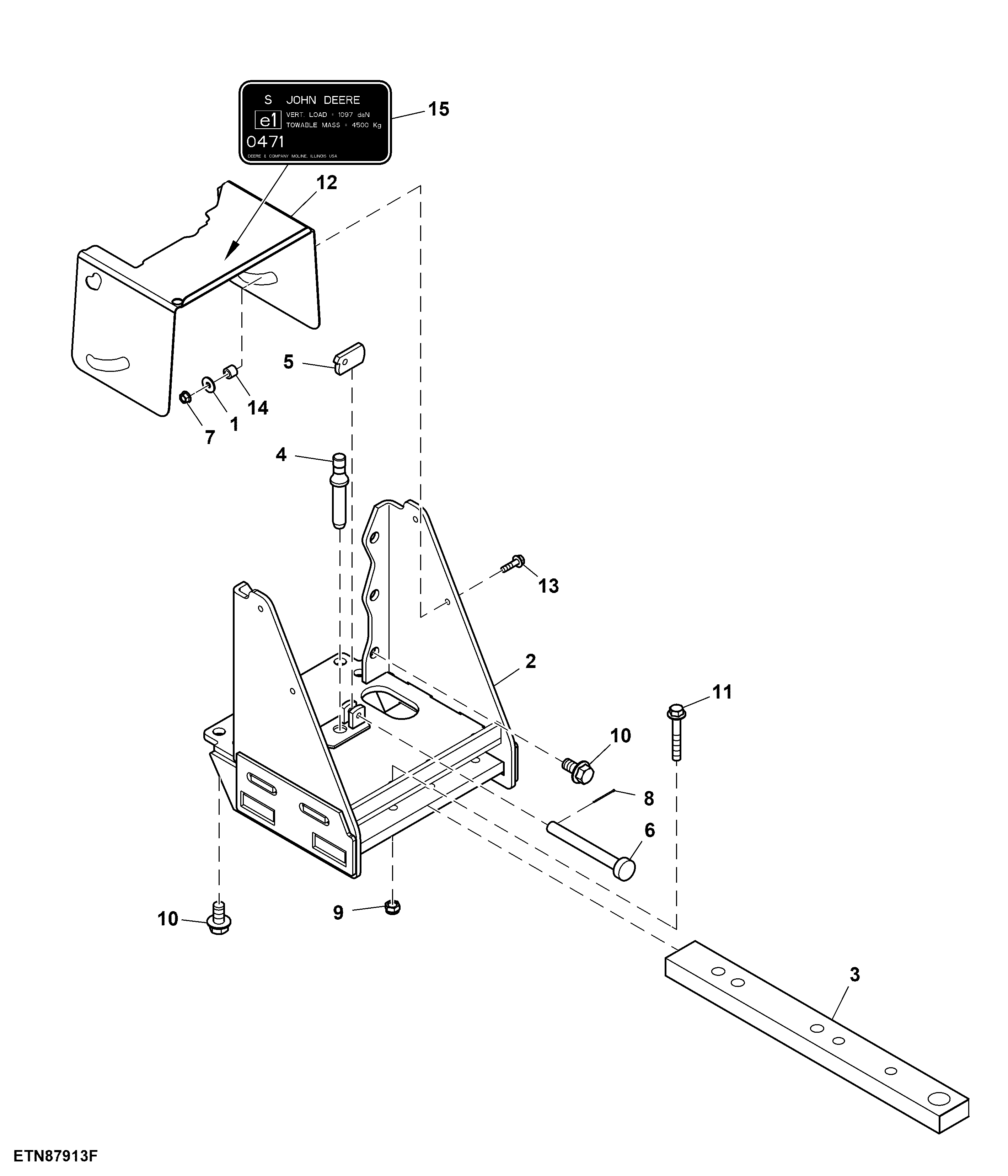 Drawbar Support and PTO Shield, PowrReverser™