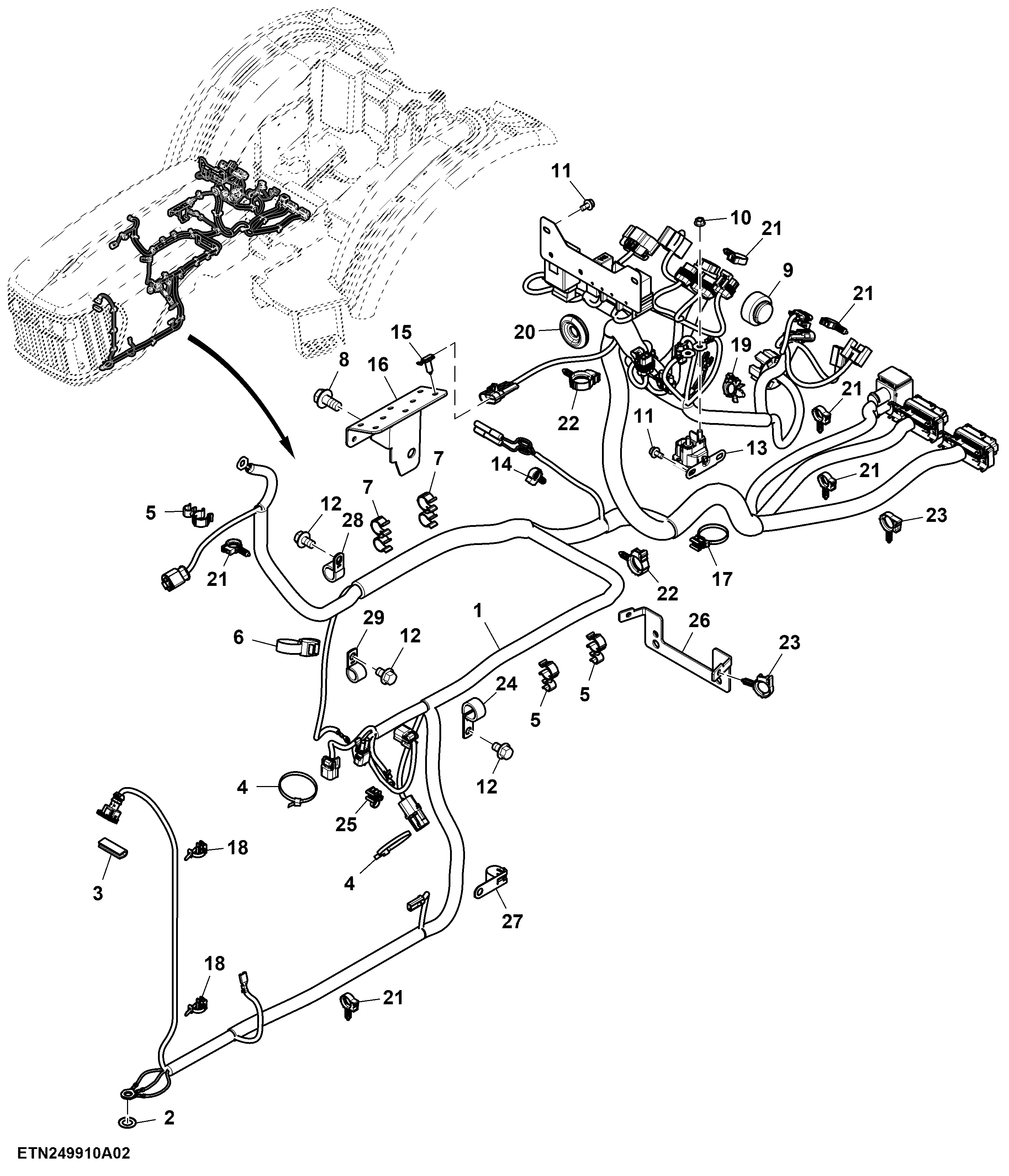 Chassis Wiring Harness, PowrReverser™ (2/7)