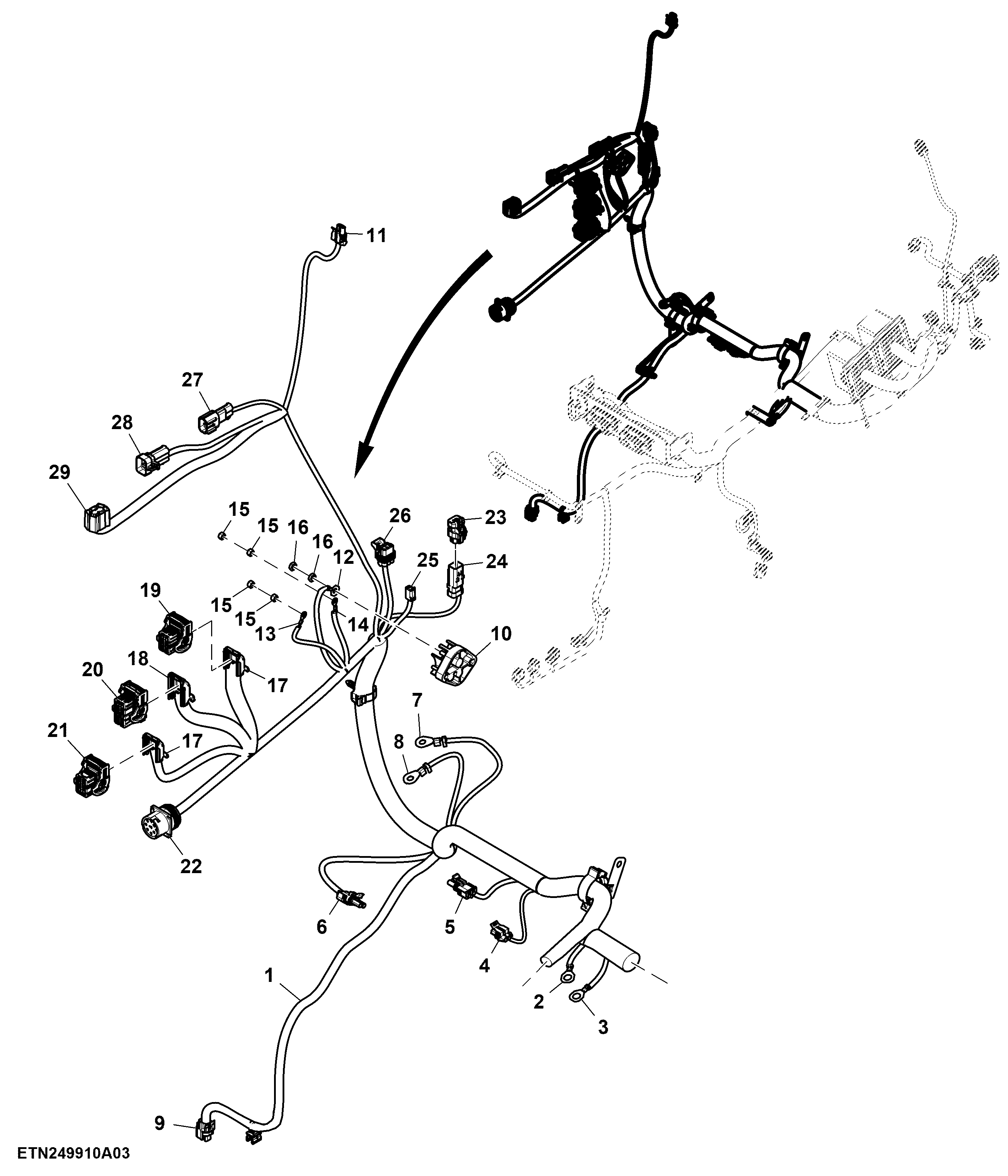 Chassis Wiring Harness, PowrReverser™ (3/7)