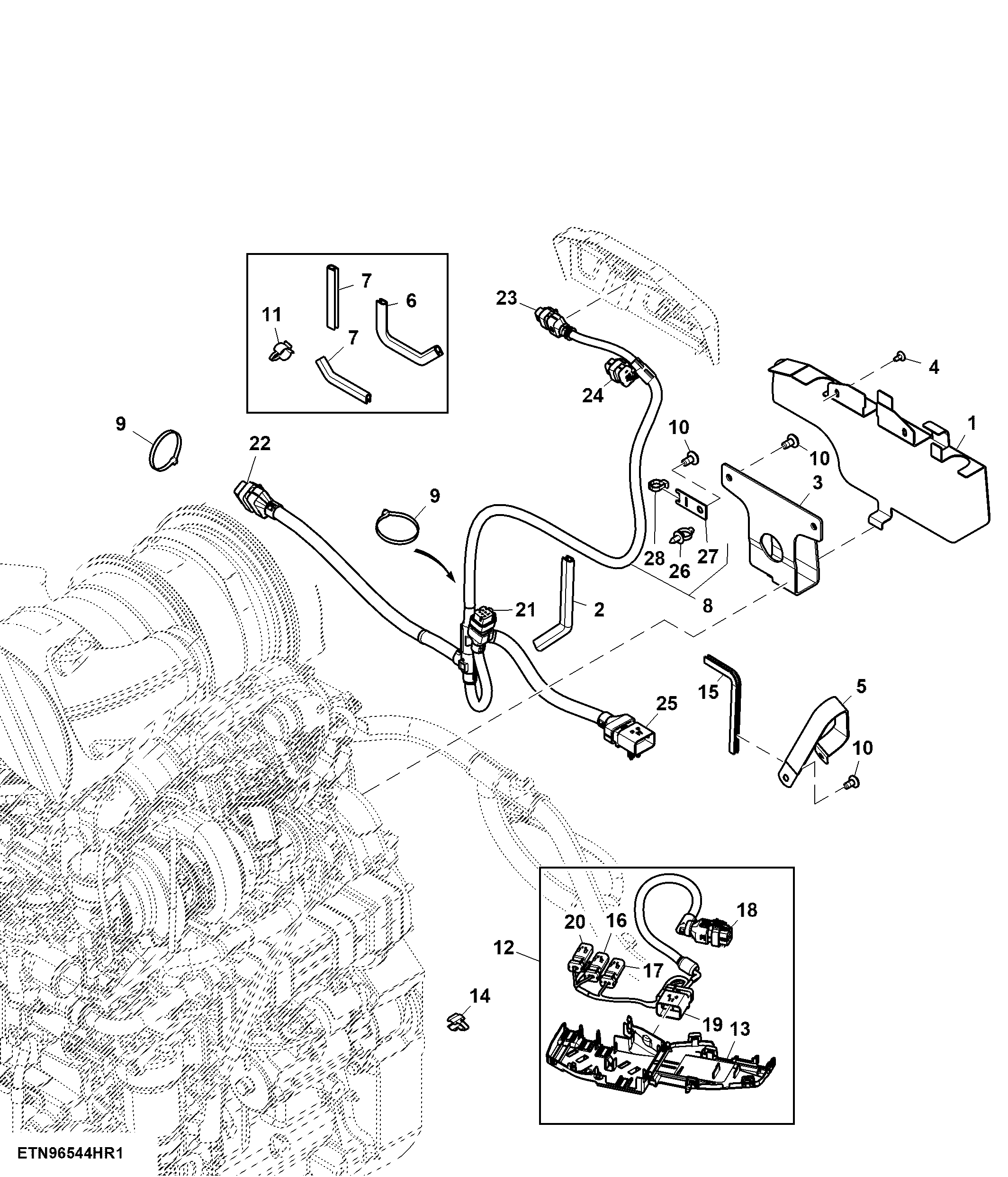 Mounting Parts, Engine Adapter Aftertreatment Converter ( - 866040)