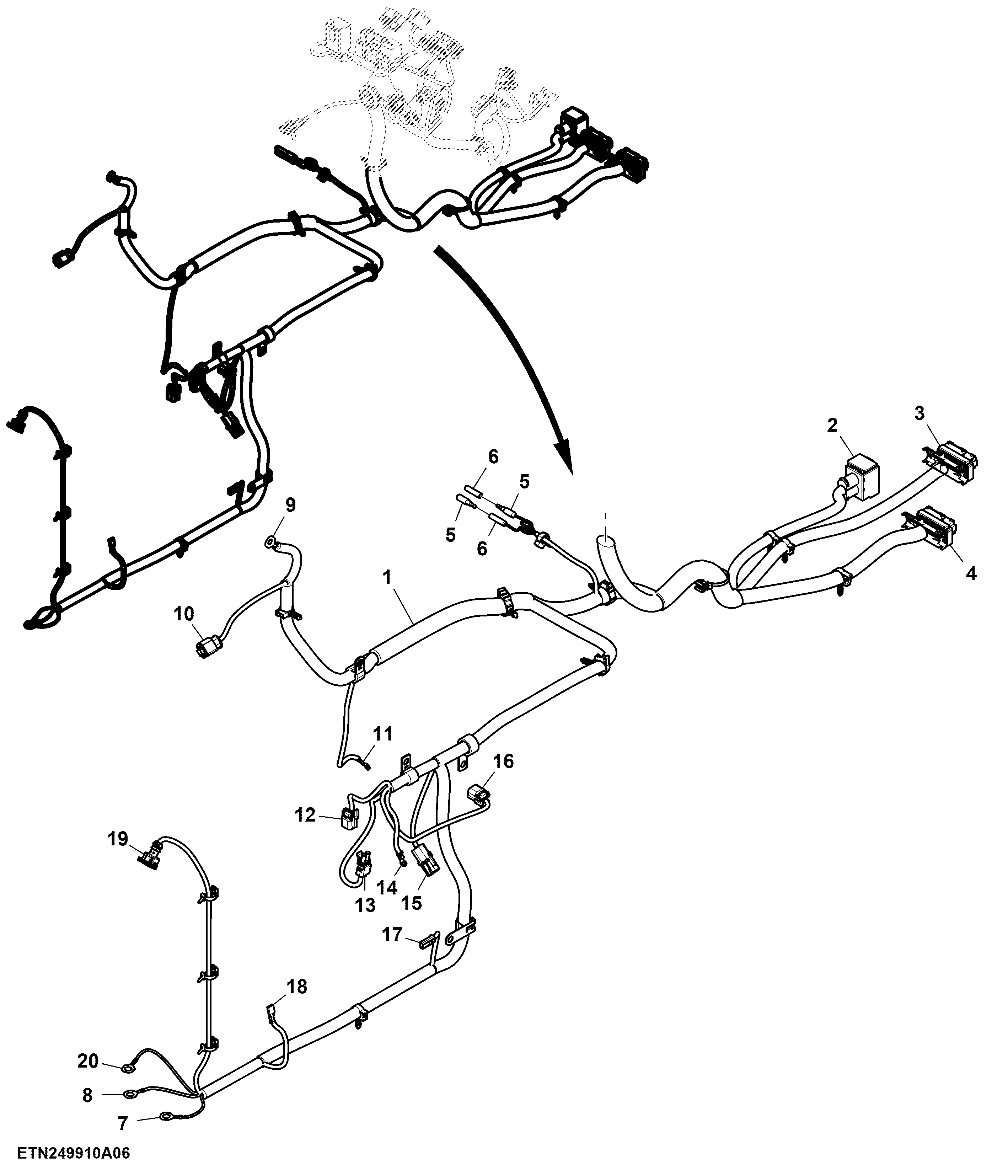 Chassis Wiring Harness, PowrReverser™ (6/7)