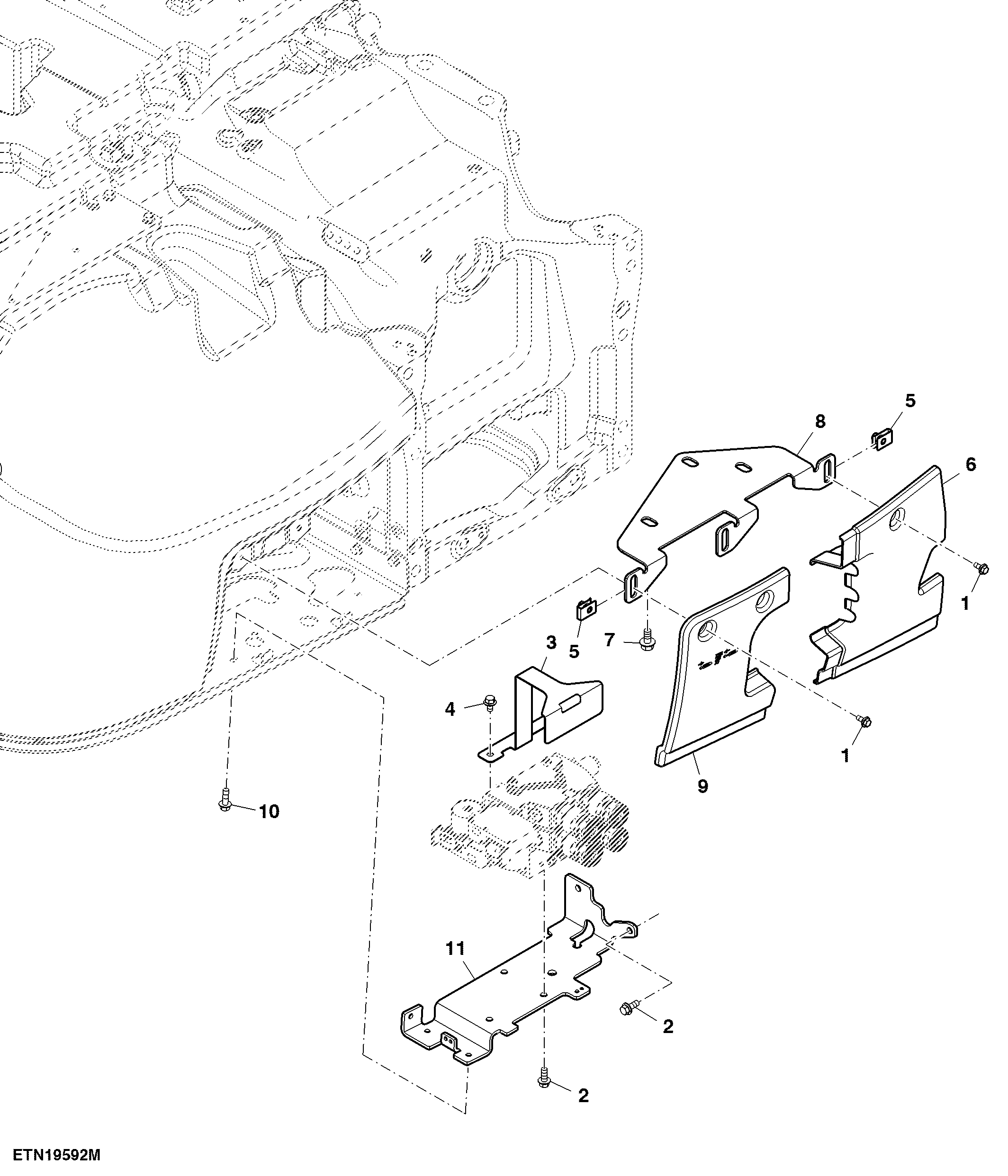 Midstack Mounting EH-2 Function Valves, SCV